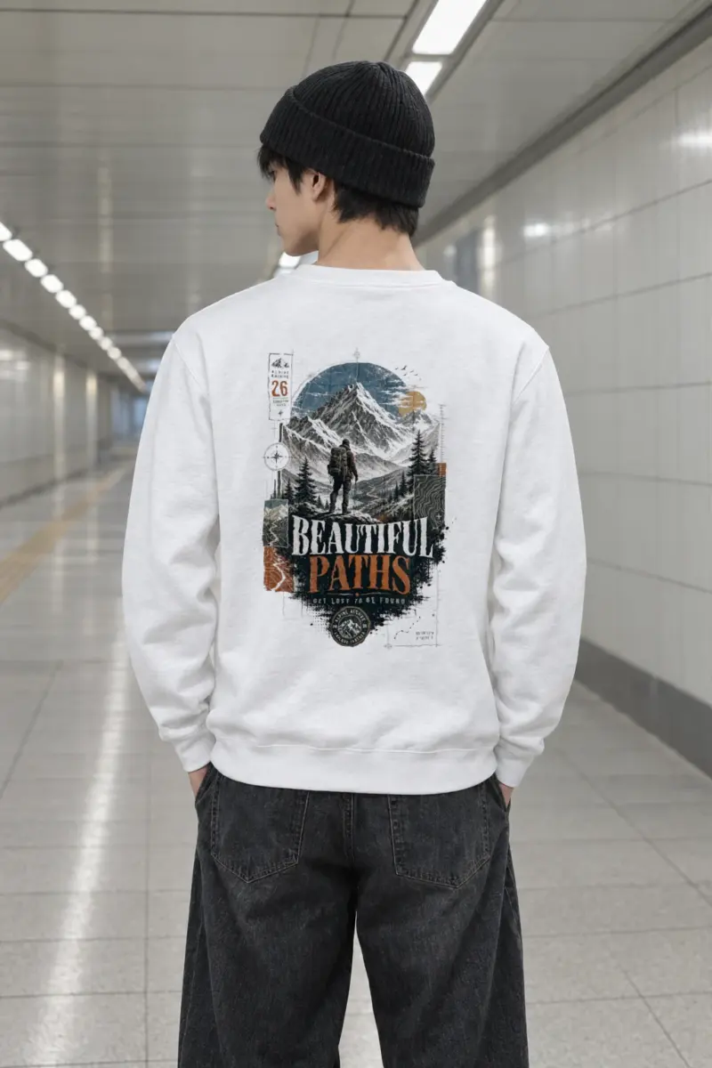 "Explore Further" Heavy Blend Unisex Crewneck Sweatshirt