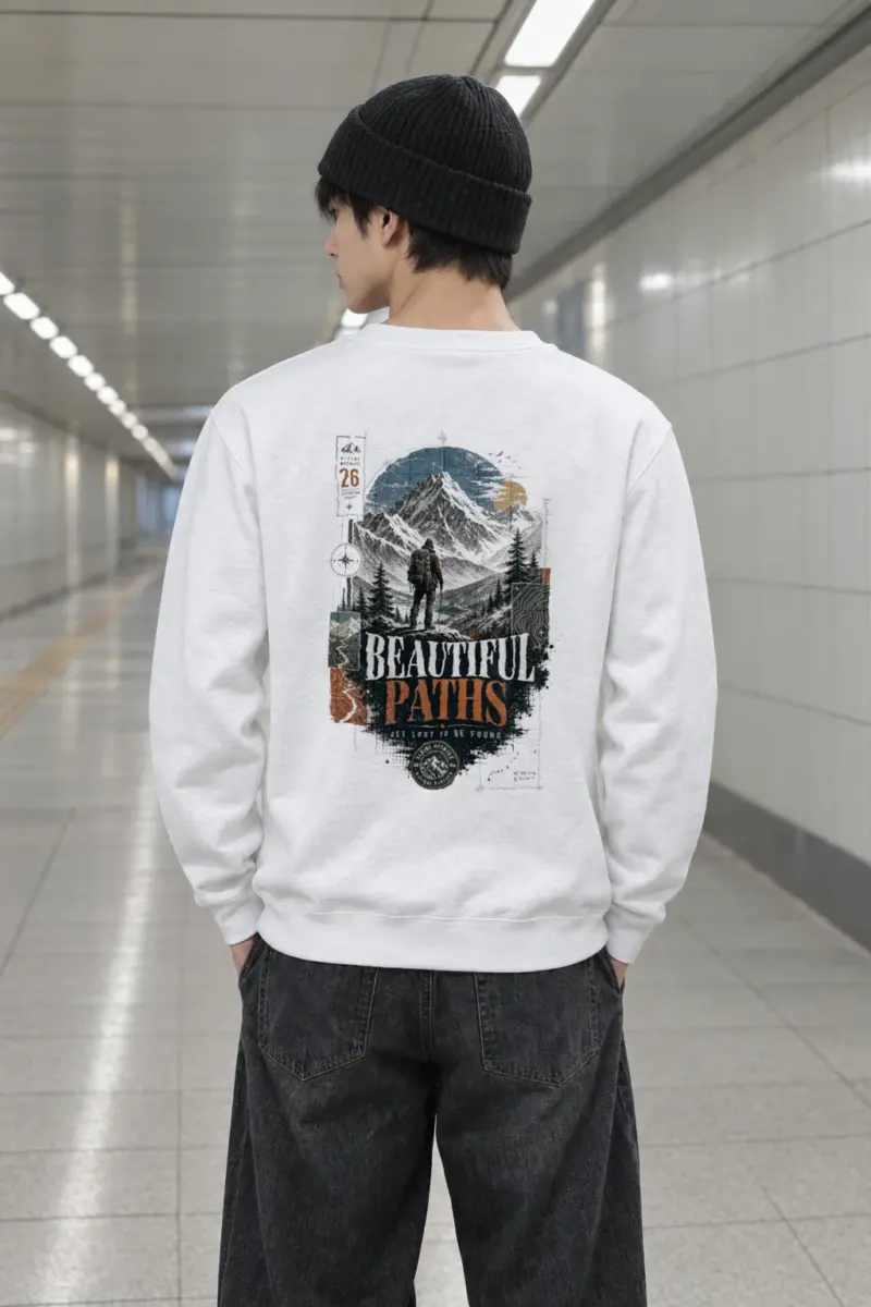 "Explore Further" Heavy Blend Unisex Crewneck Sweatshirt