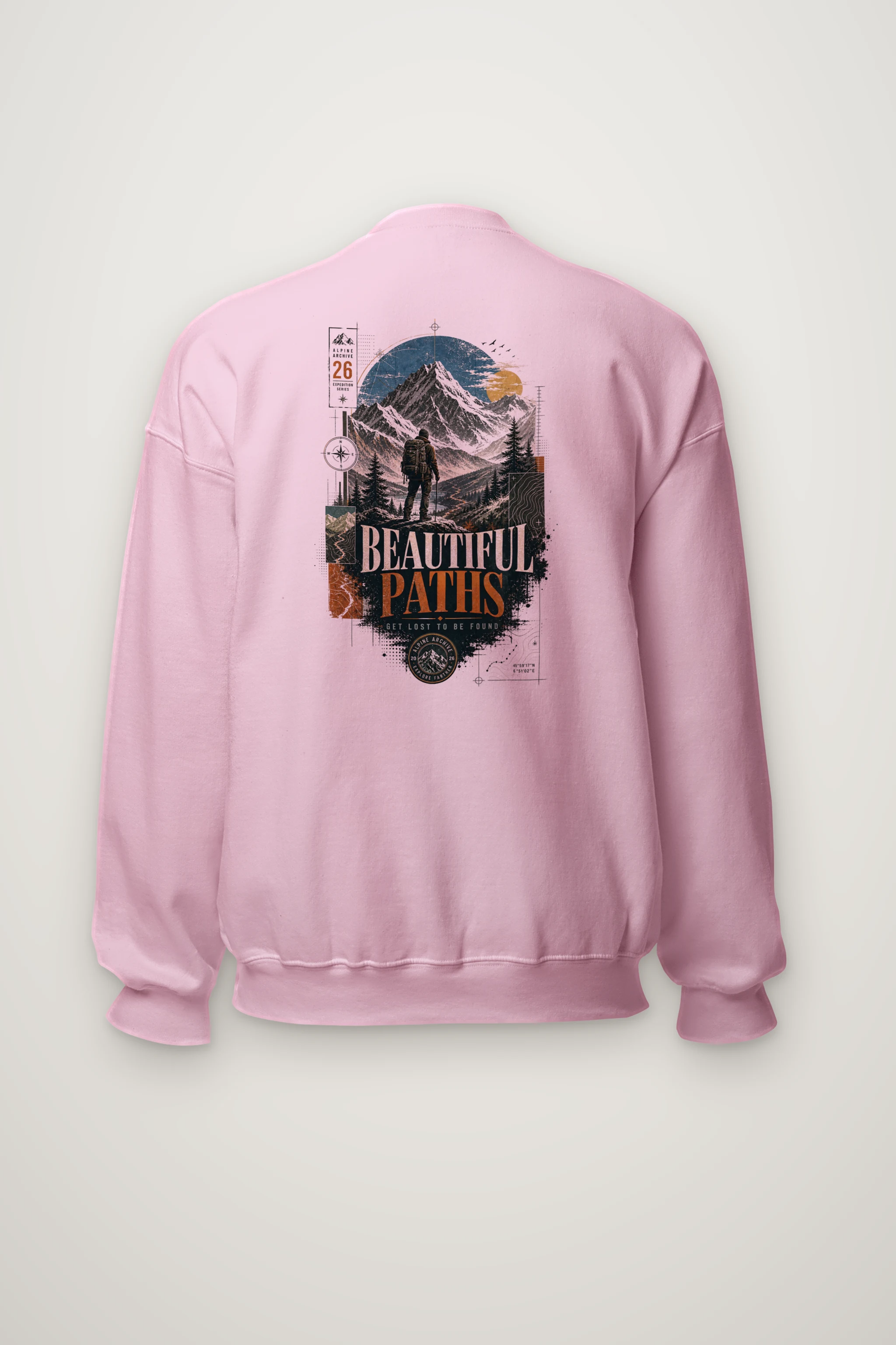 "Explore Further" Heavy Blend Unisex Crewneck Sweatshirt