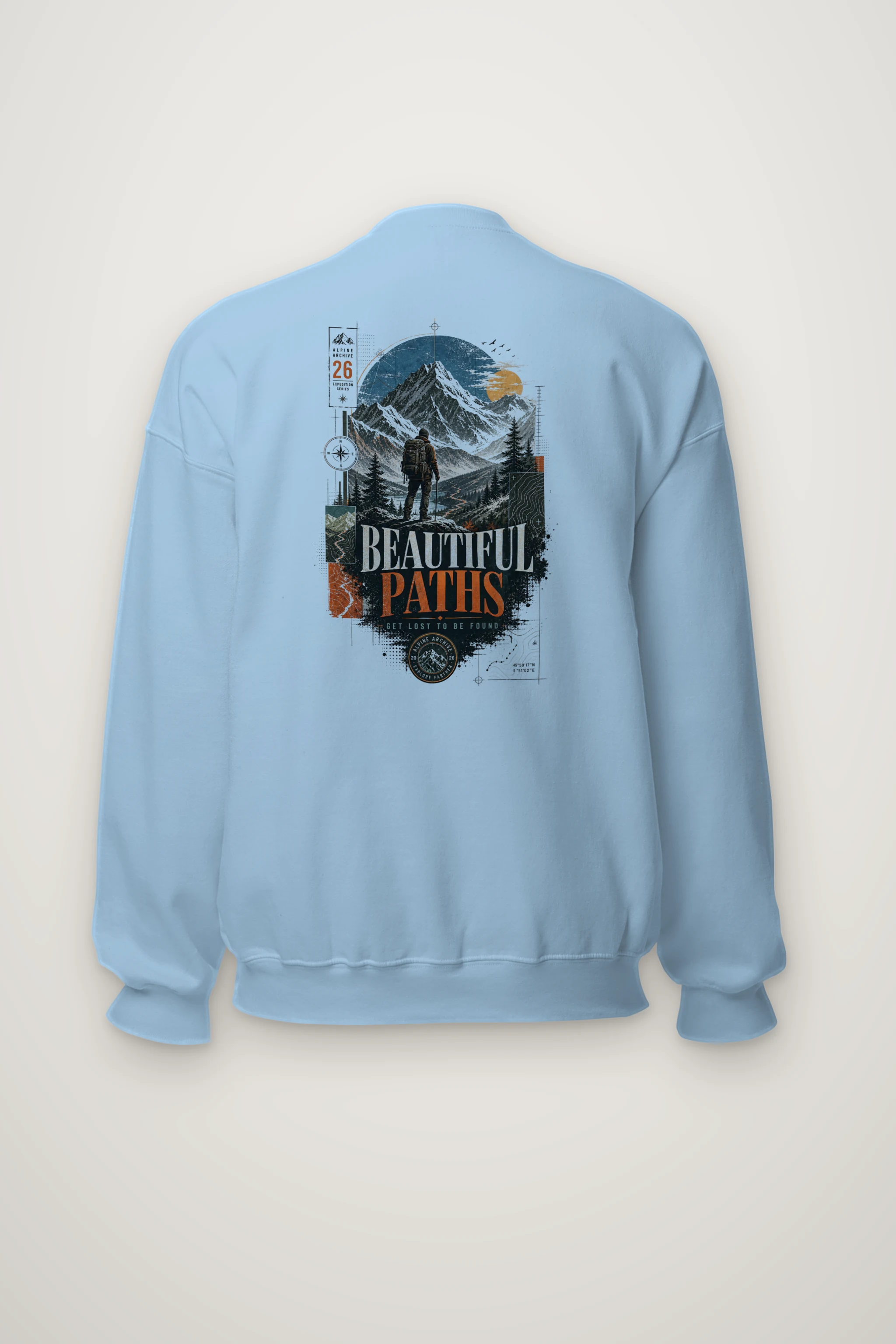 "Explore Further" Heavy Blend Unisex Crewneck Sweatshirt