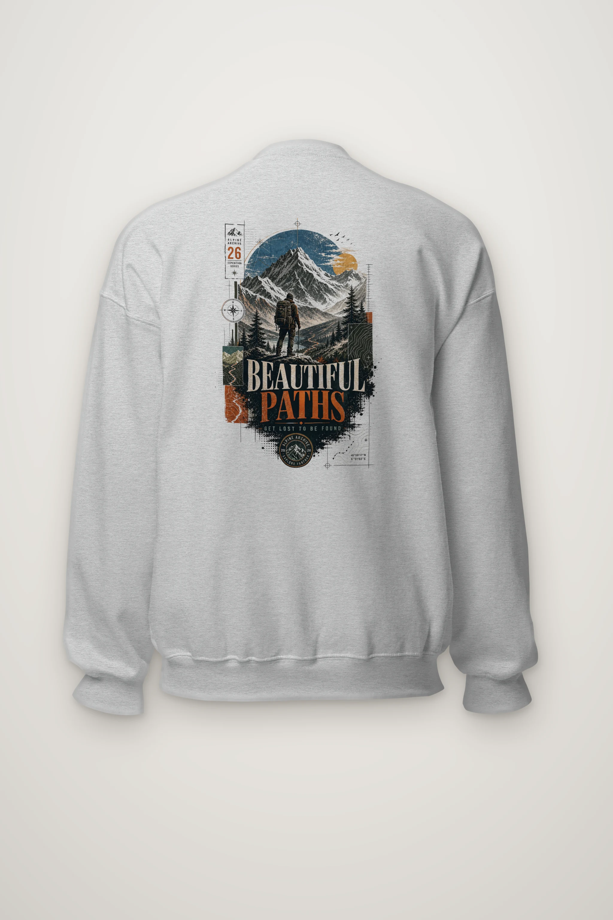 "Explore Further" Heavy Blend Unisex Crewneck Sweatshirt
