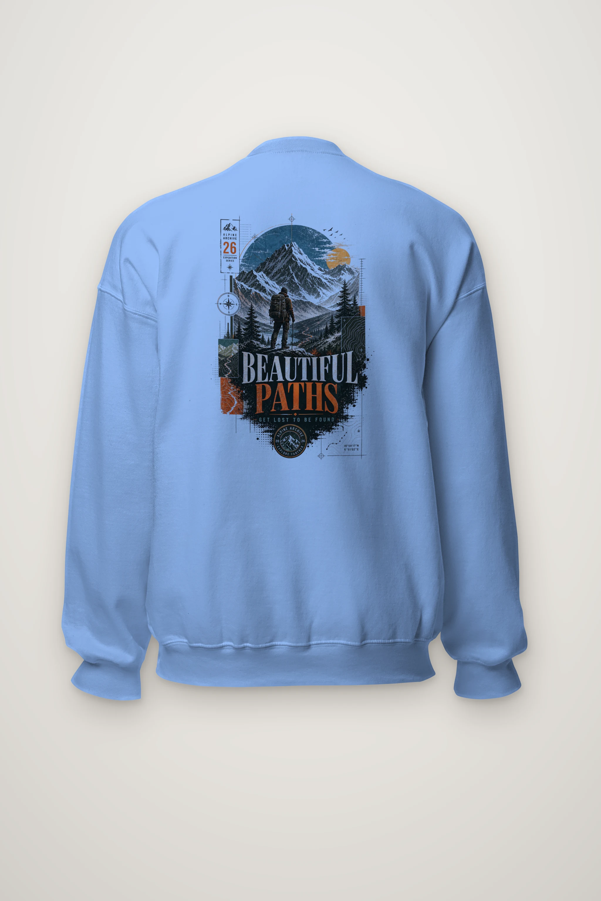 "Explore Further" Heavy Blend Unisex Crewneck Sweatshirt