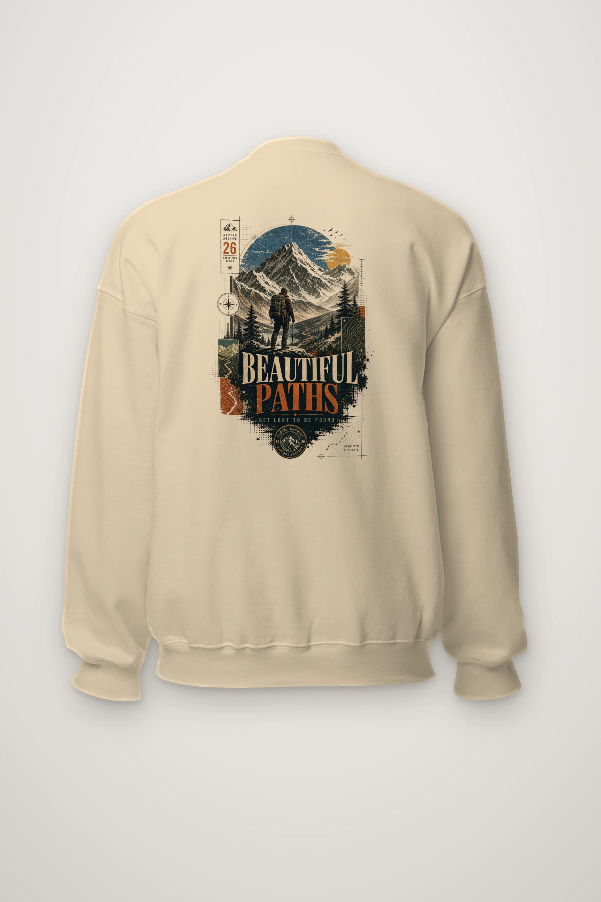 "Explore Further" Heavy Blend Unisex Crewneck Sweatshirt