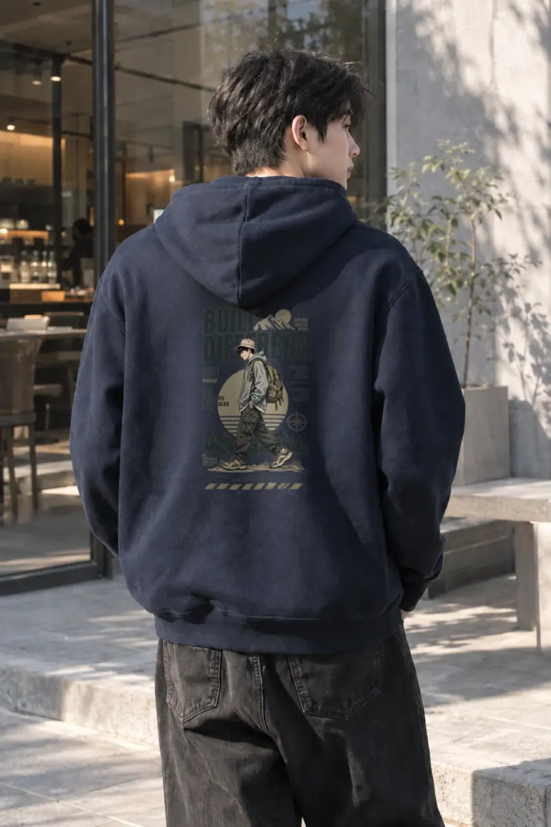 "Explore Further" Heavy Blend Unisex Pullover Hoodie | Gildan 18500