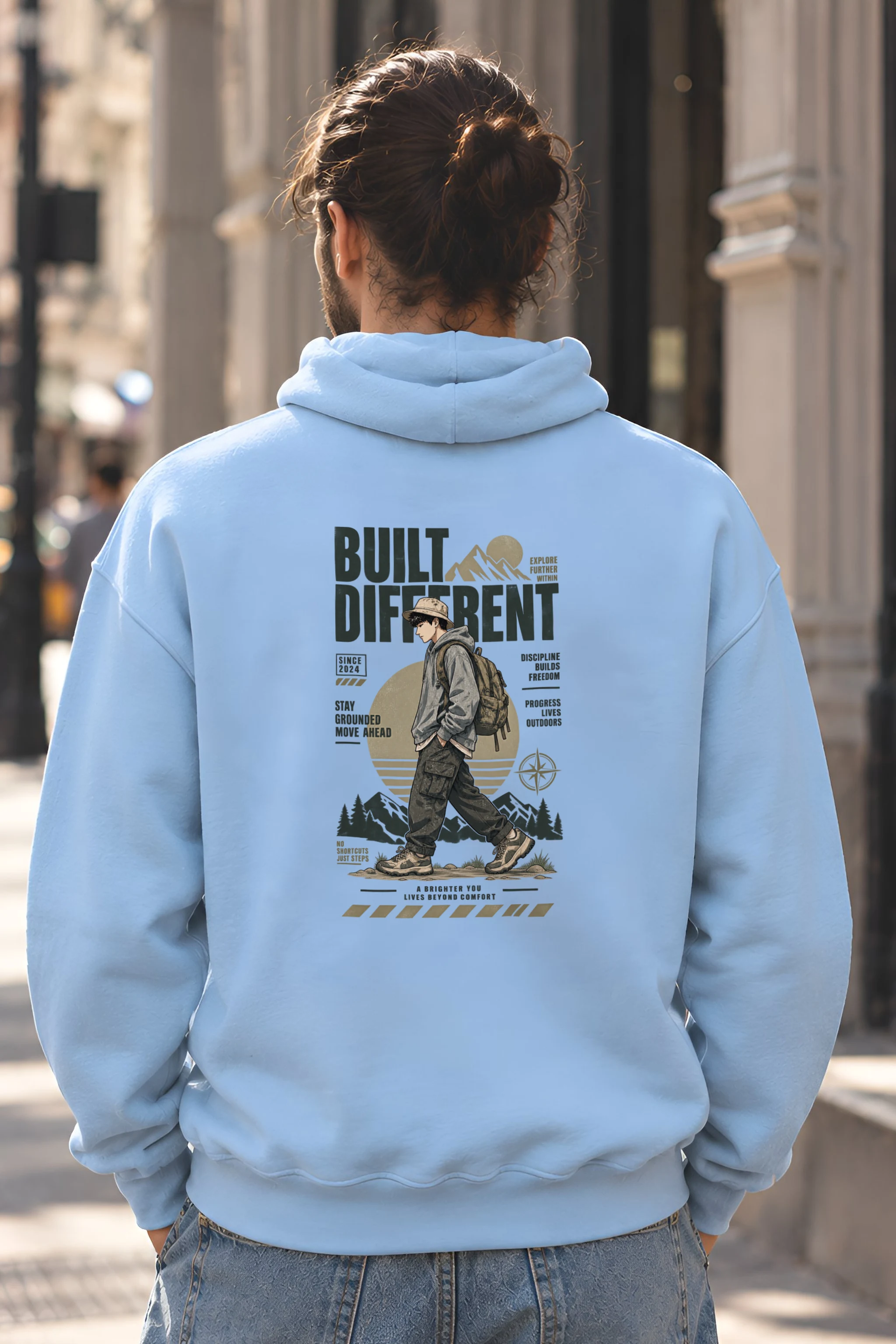 "Explore Further" 1 Pullover Hoodie