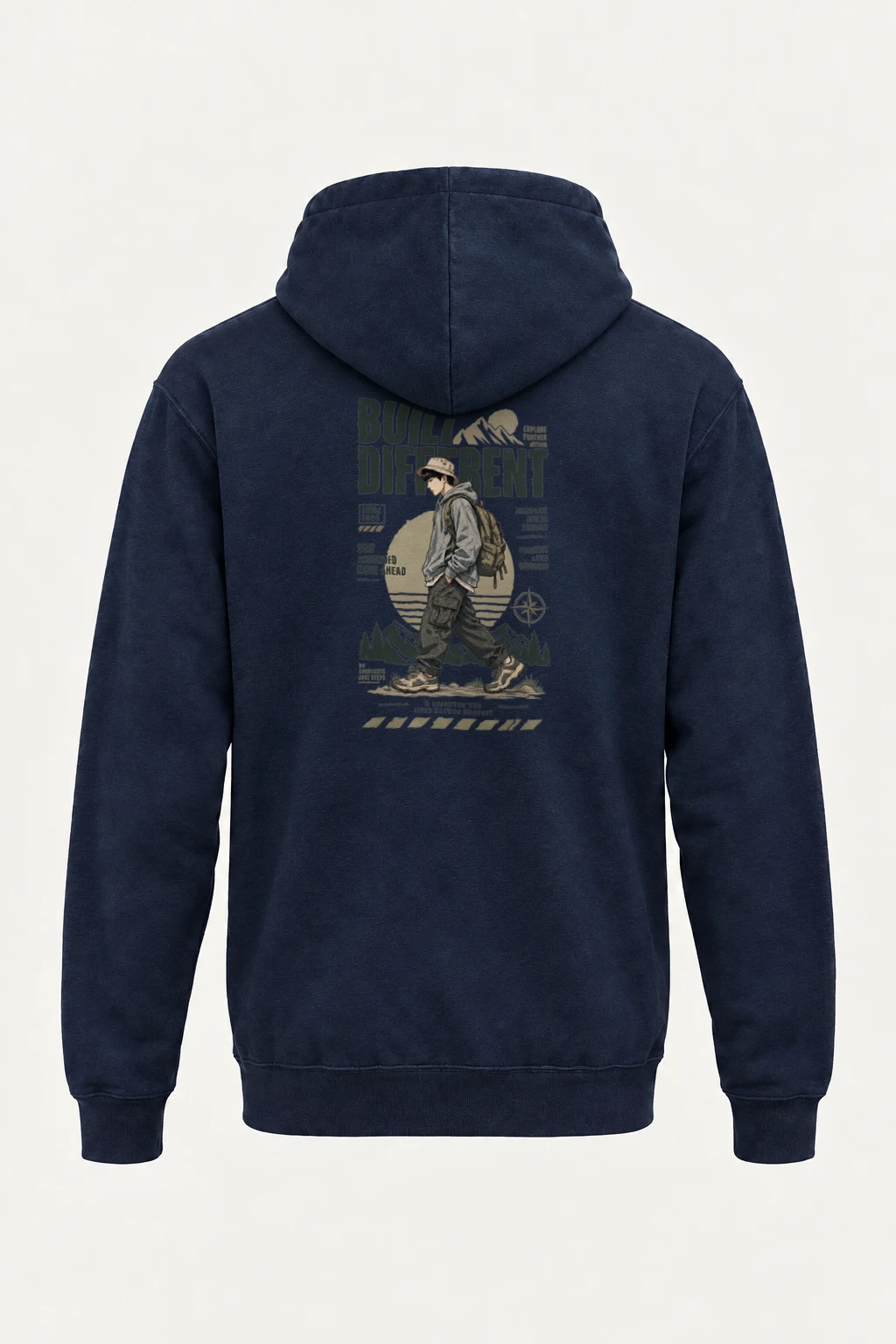 "Explore Further" Heavy Blend Unisex Pullover Hoodie | Gildan 18500