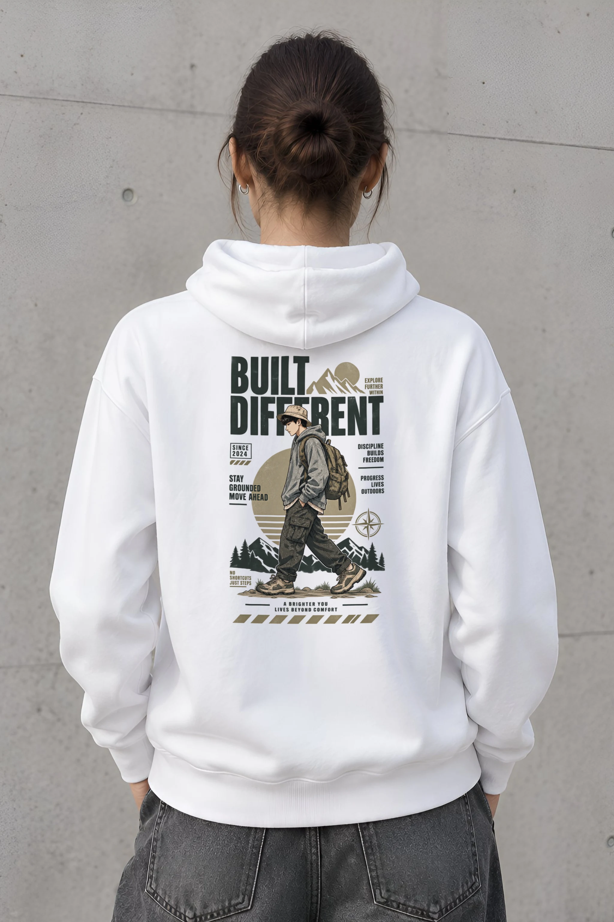 "Explore Further" 1 Pullover Hoodie