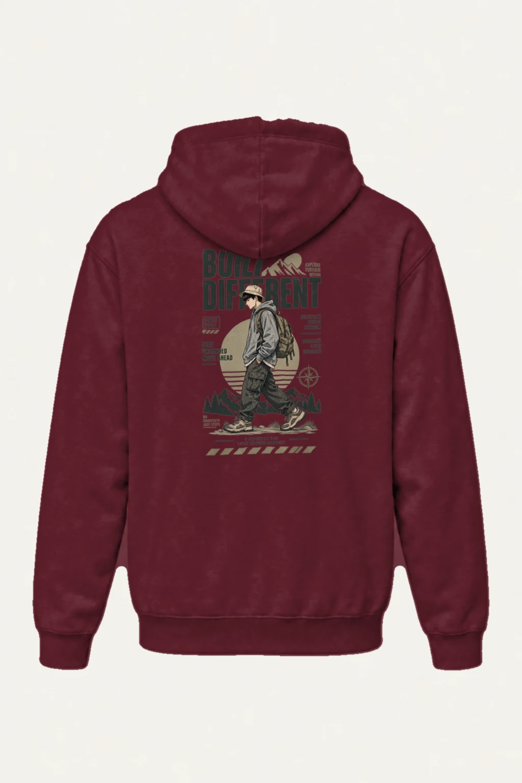 "Explore Further" Heavy Blend Unisex Pullover Hoodie | Gildan 18500