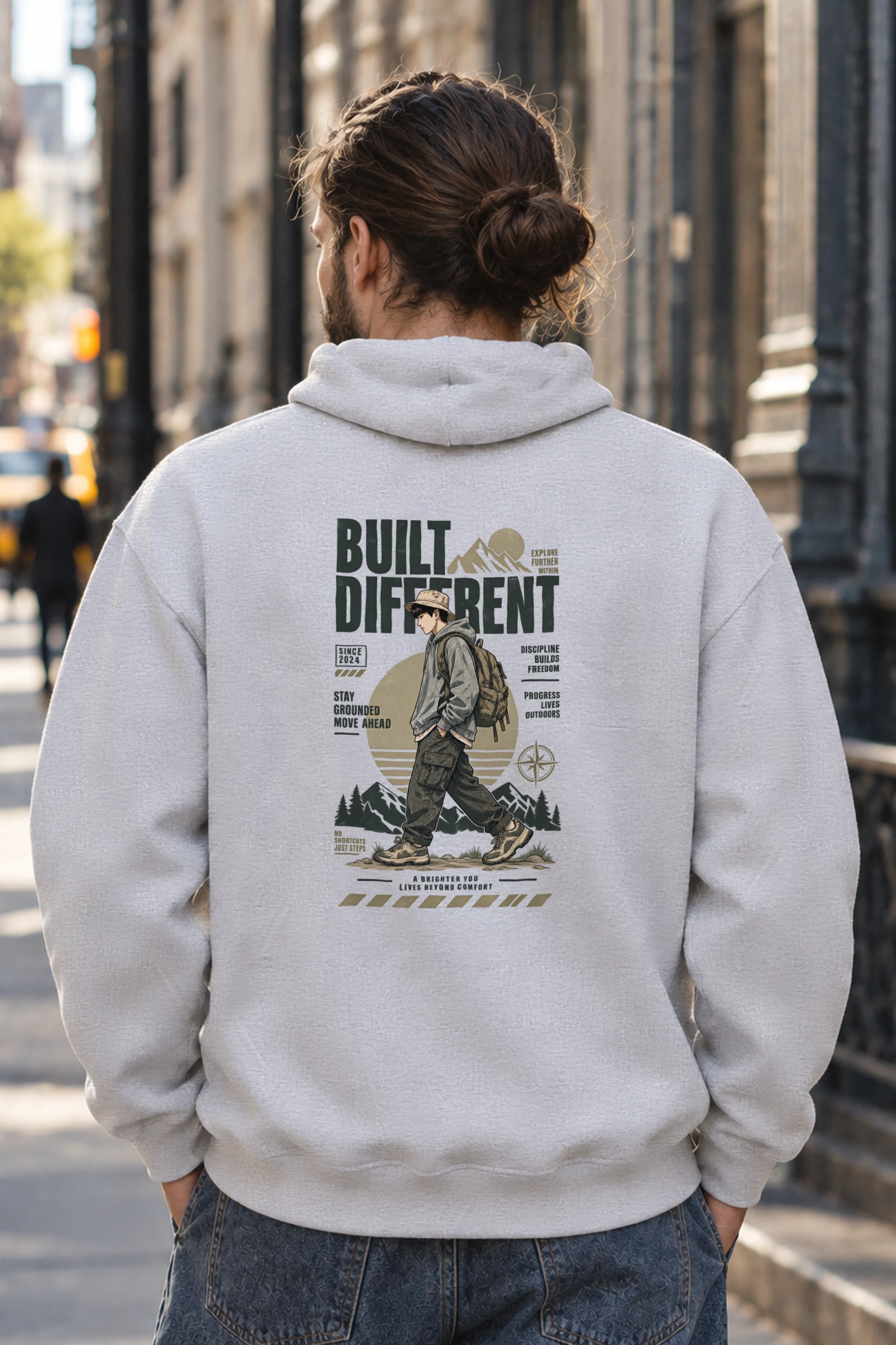 "Explore Further" 1 Pullover Hoodie