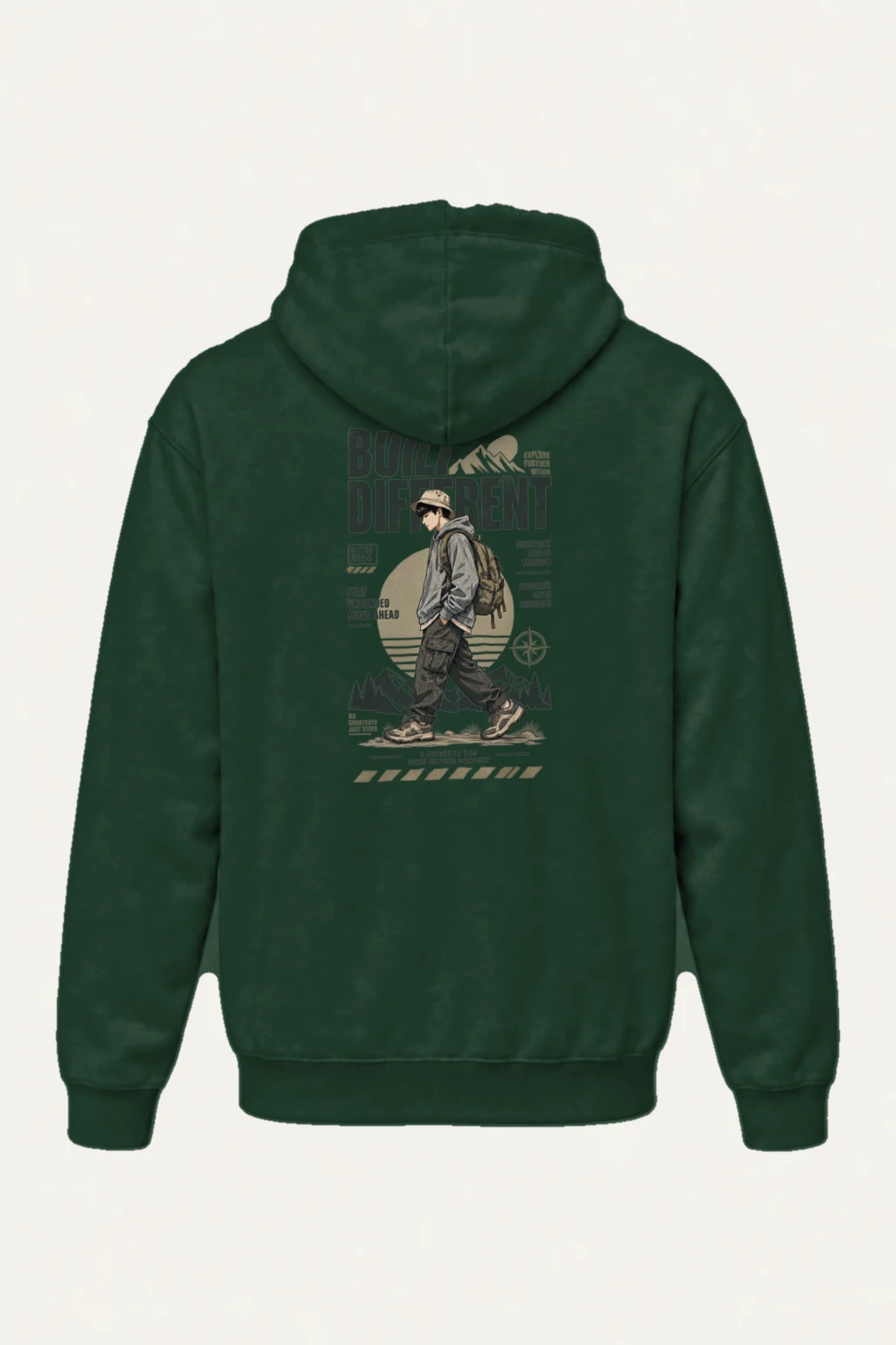 "Explore Further" Heavy Blend Unisex Pullover Hoodie | Gildan 18500