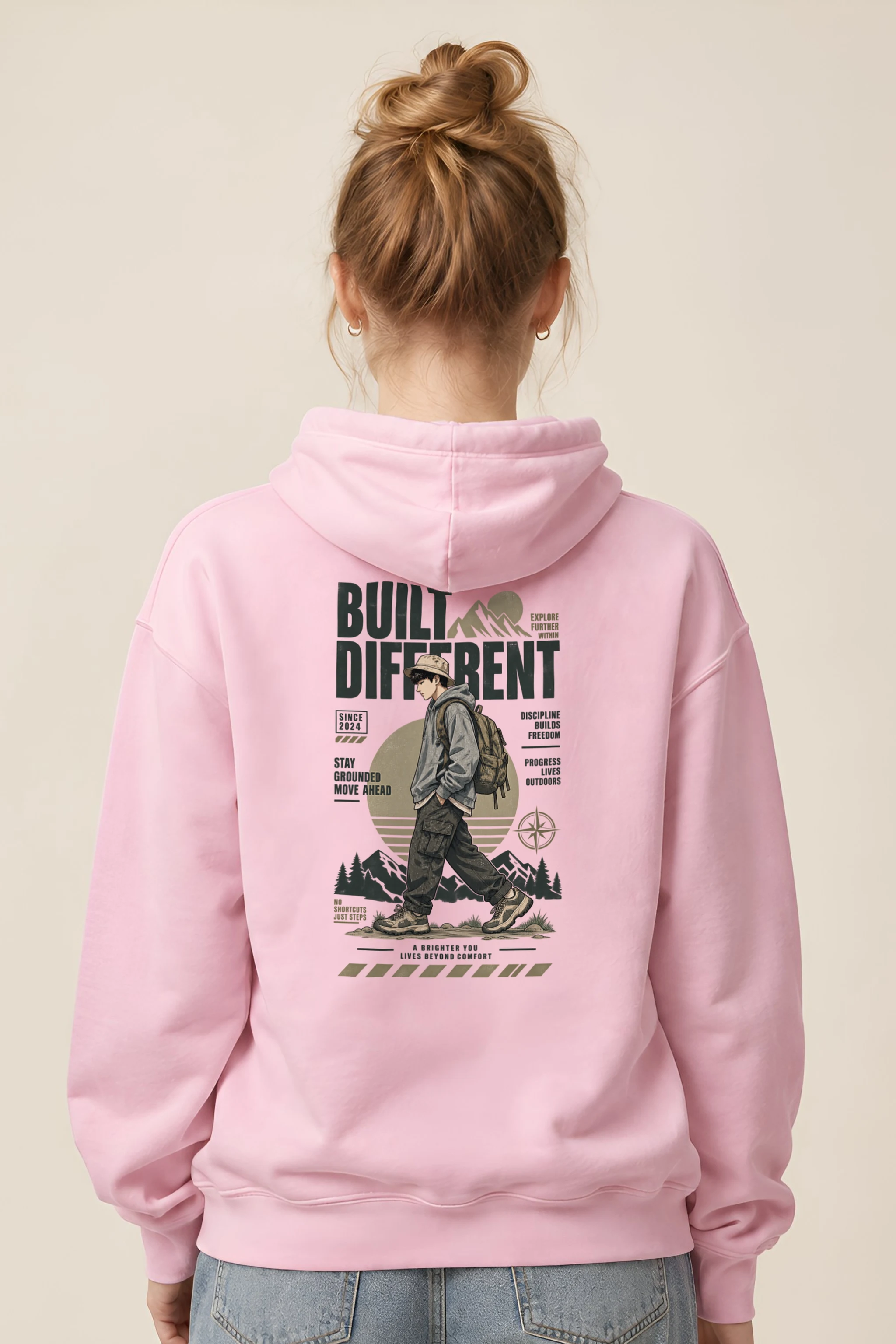 "Explore Further" 1 Pullover Hoodie