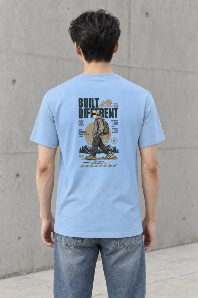 "Explore Further" Heavyweight Unisex Crewneck T-shirt