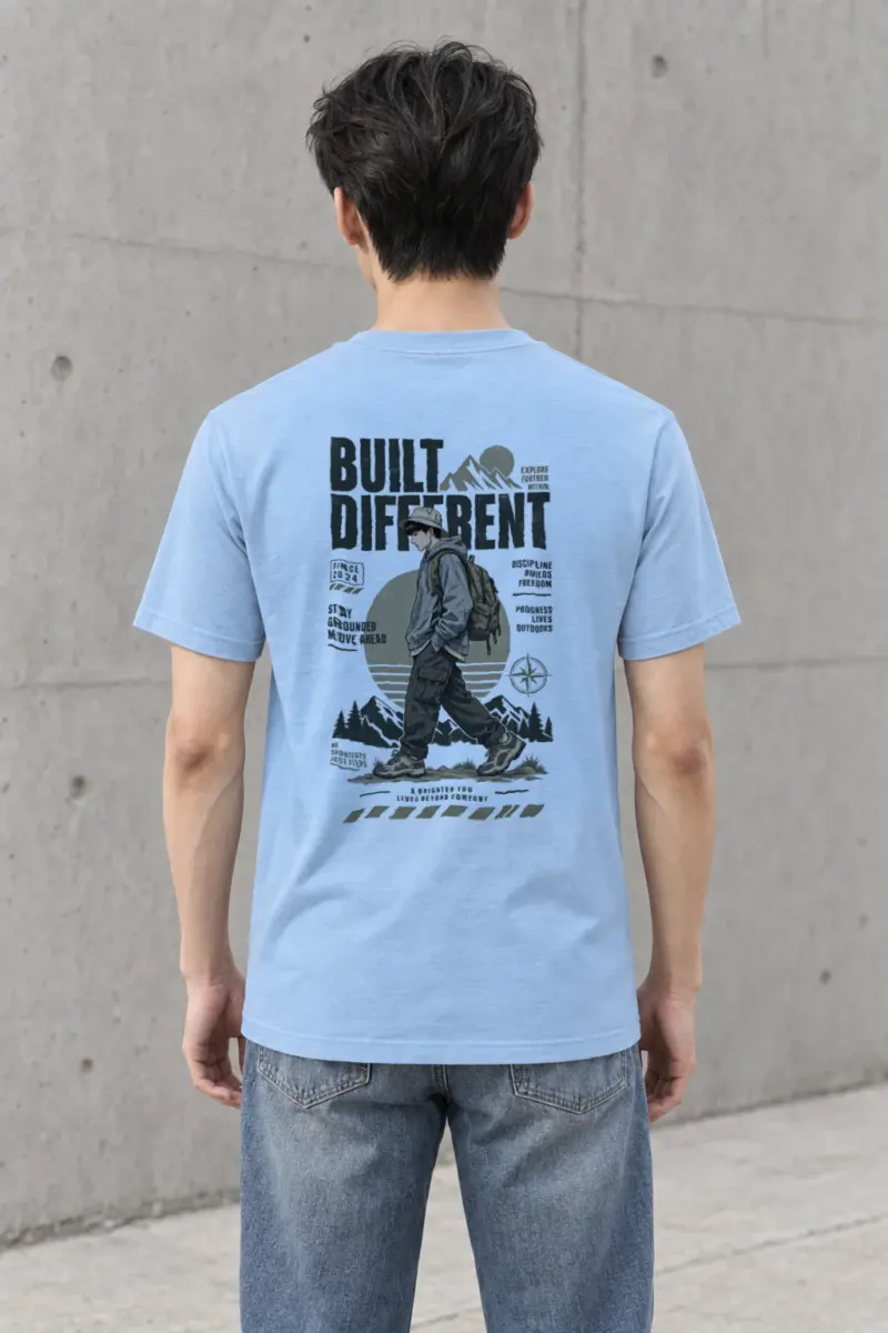 "Explore Further" Heavyweight Unisex Crewneck T-shirt