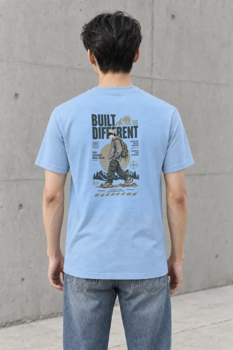 "Explore Further" Heavyweight Unisex Crewneck T-shirt