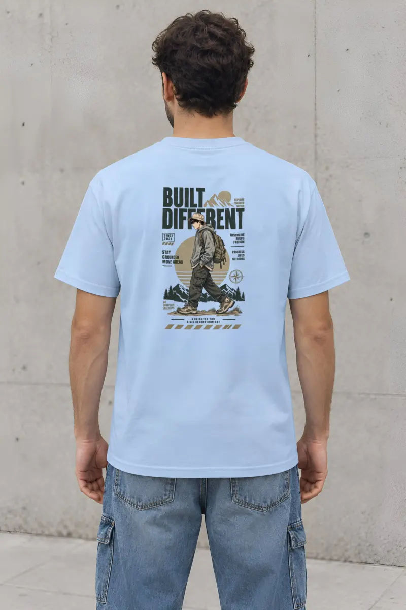 "Explore Further" Heavyweight Unisex Crewneck T-shirt