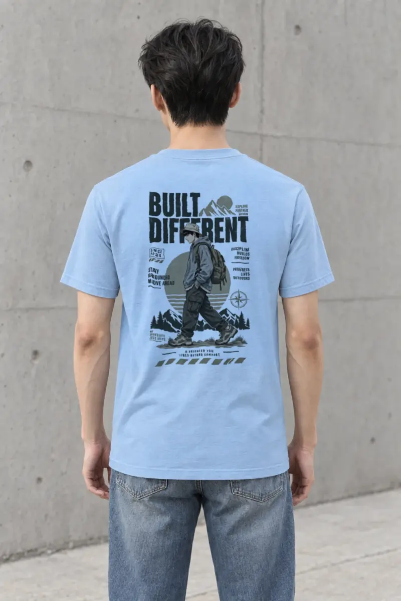 "Explore Further" Heavyweight Unisex Crewneck T-shirt