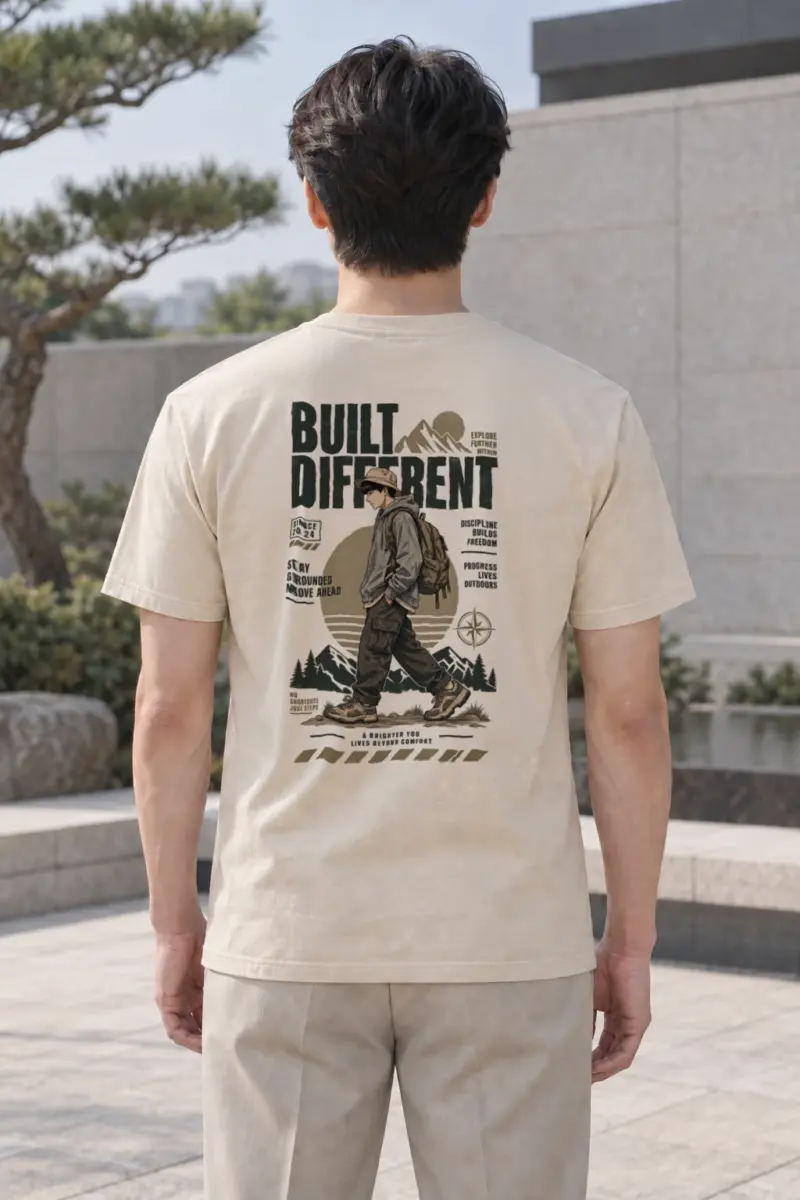 "Explore Further" Heavyweight Unisex Crewneck T-shirt | Gildan 5000