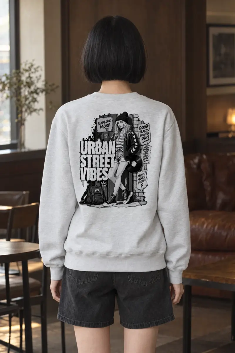 "Explore More" Heavy Blend Unisex Crewneck Sweatshirt | Gildan 18000