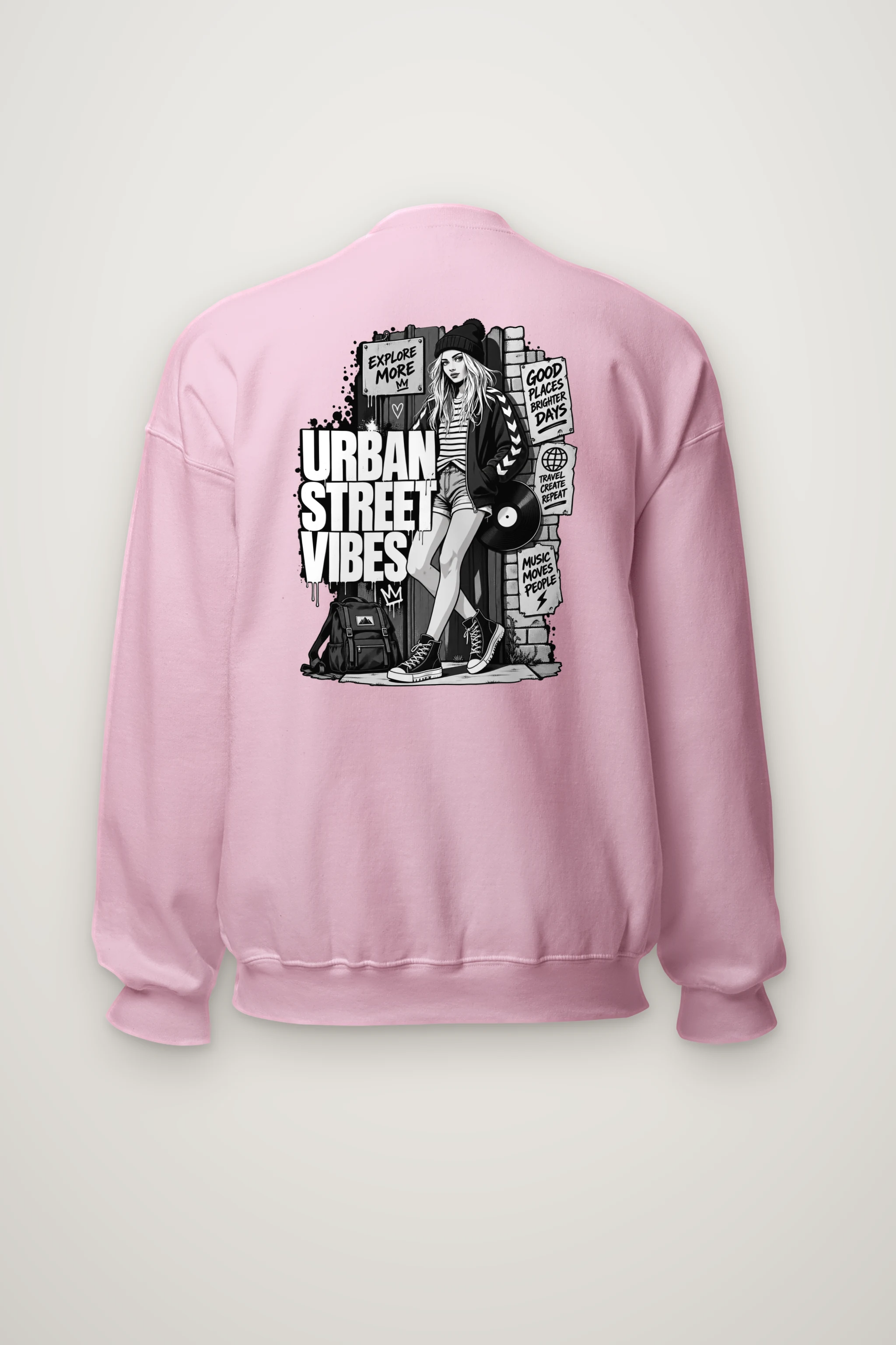 "Explore More" Heavy Blend Unisex Crewneck Sweatshirt