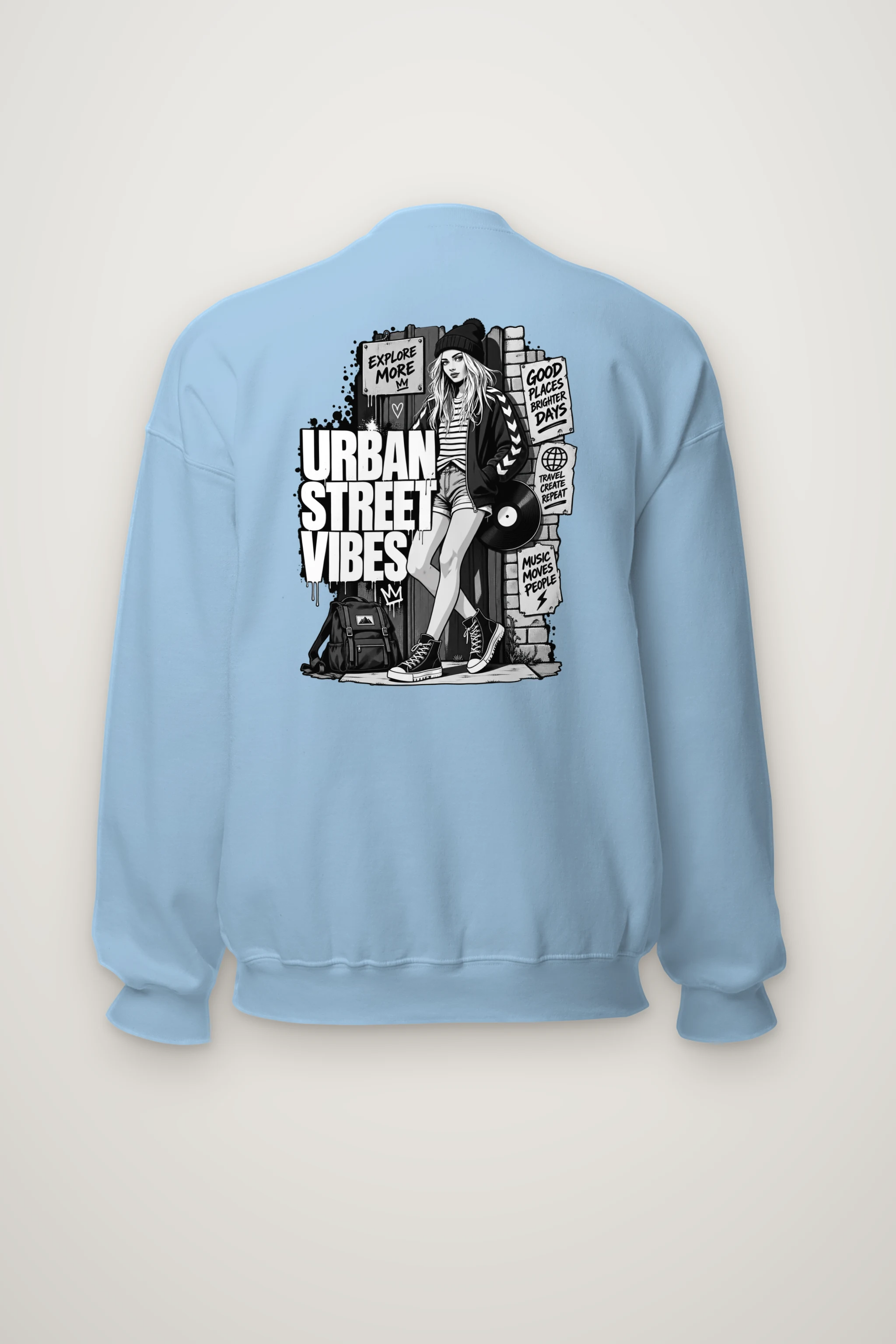 "Explore More" Heavy Blend Unisex Crewneck Sweatshirt