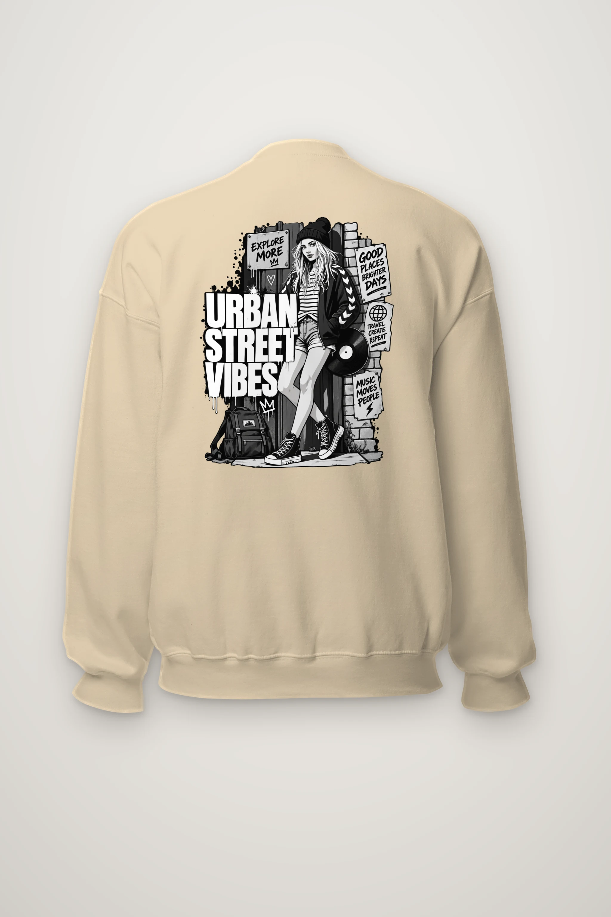 "Explore More" Heavy Blend Unisex Crewneck Sweatshirt