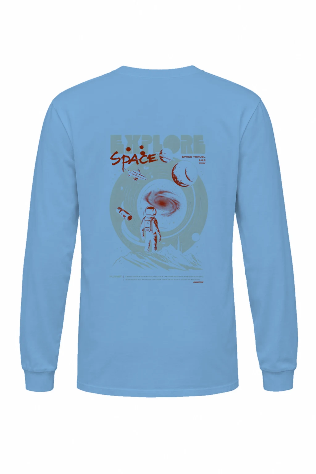 "Explore Space 0.0.5" Unisex Longsleeve T-shirt | Gildan 2400