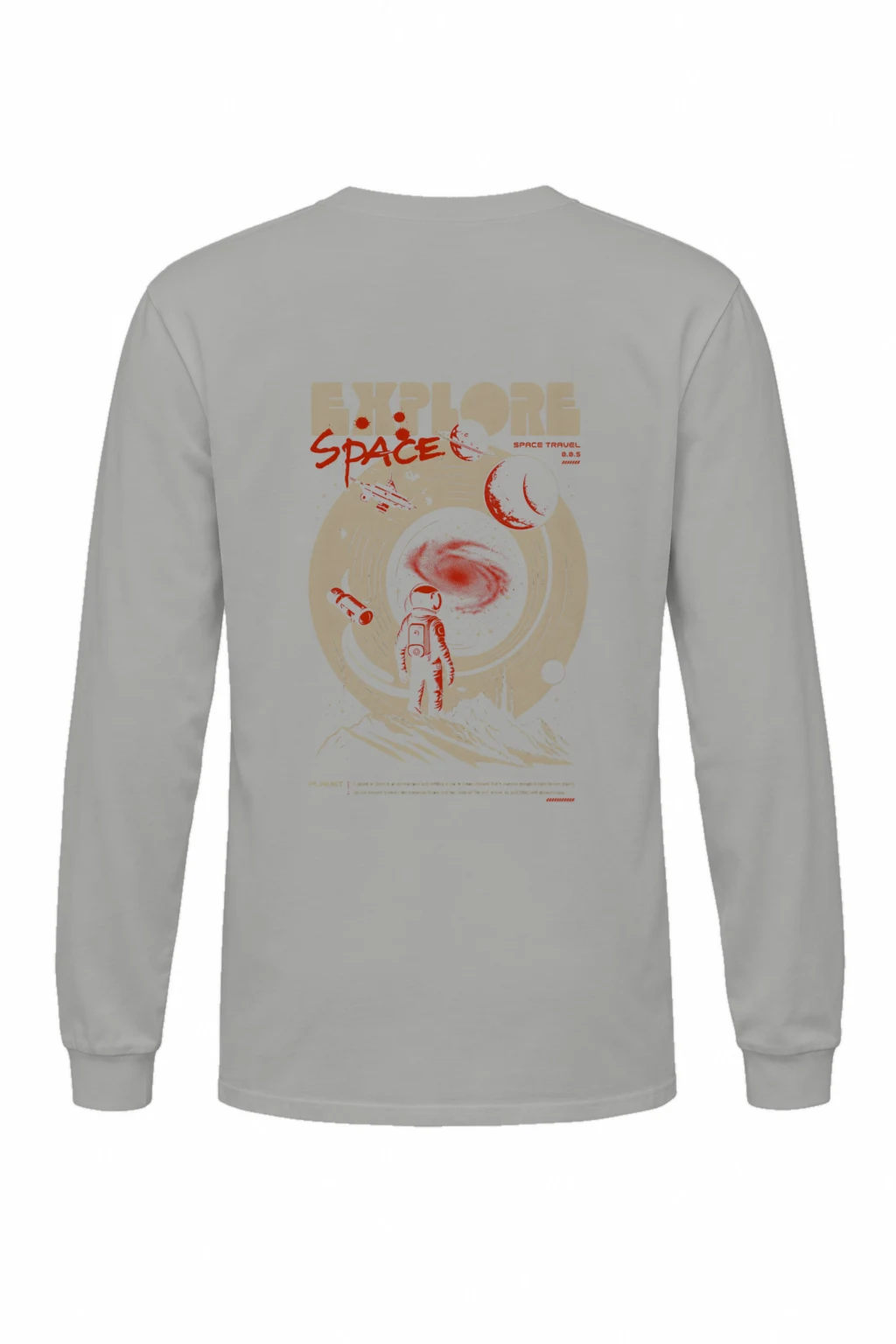 "Explore Space 0.0.5" Unisex Longsleeve T-shirt | Gildan 2400