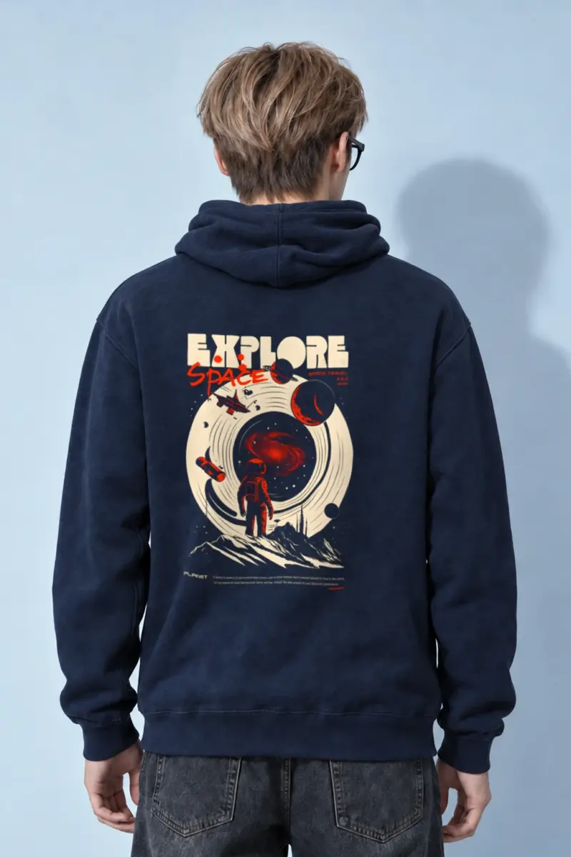 "Explore Space" Heavy Blend Unisex Pullover Hoodie