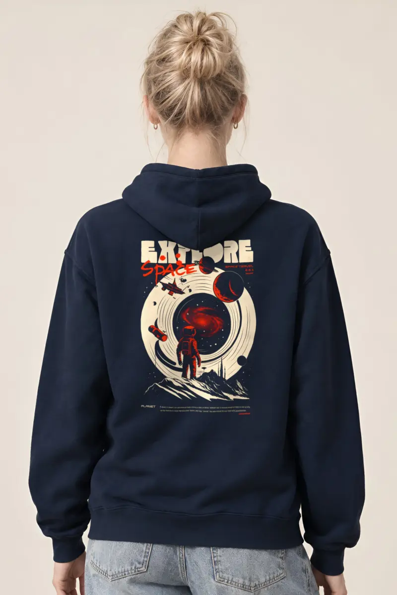 "Explore Space" Heavy Blend Unisex Pullover Hoodie
