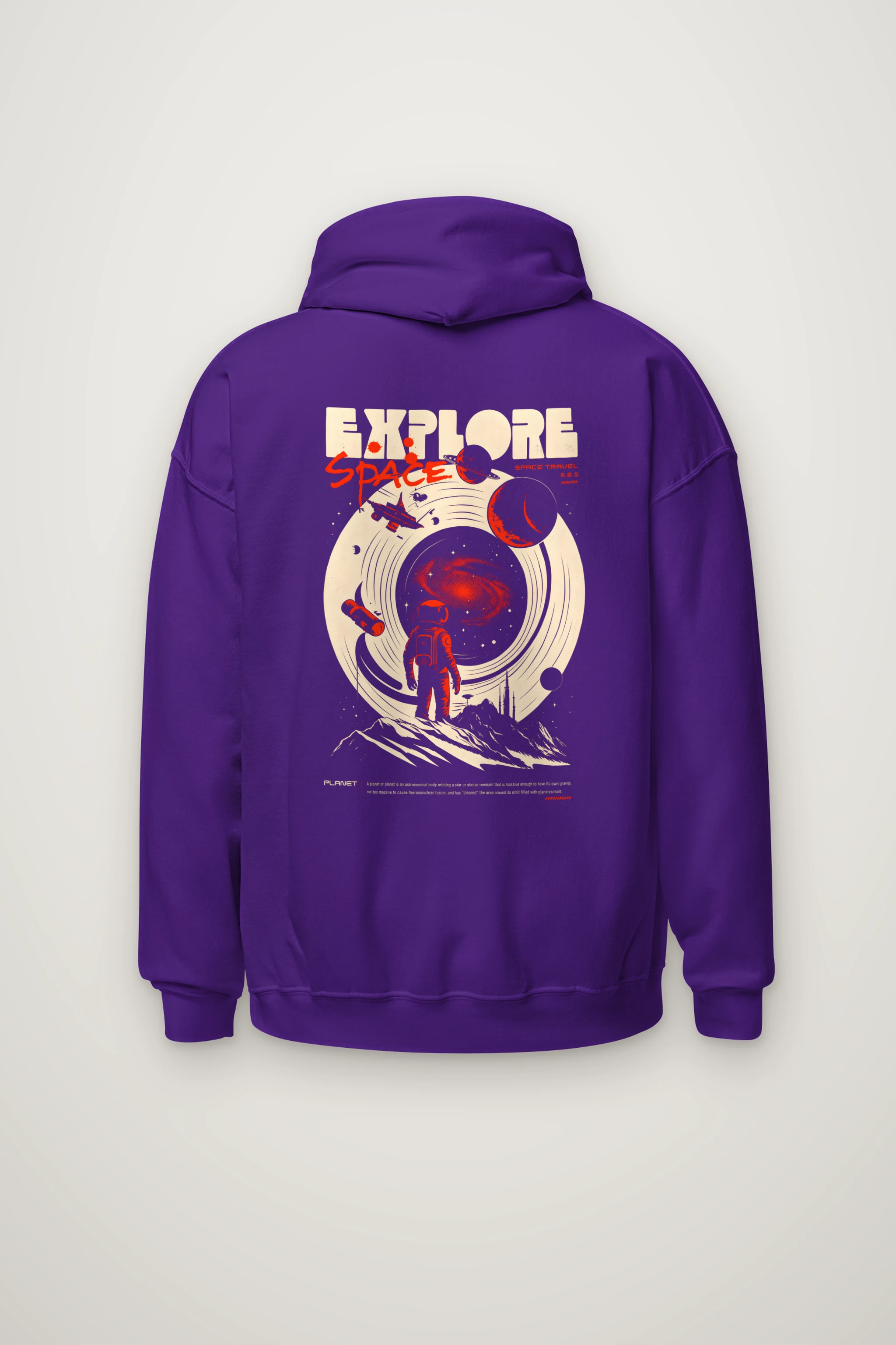"Explore Space" Heavy Blend Unisex Pullover Hoodie