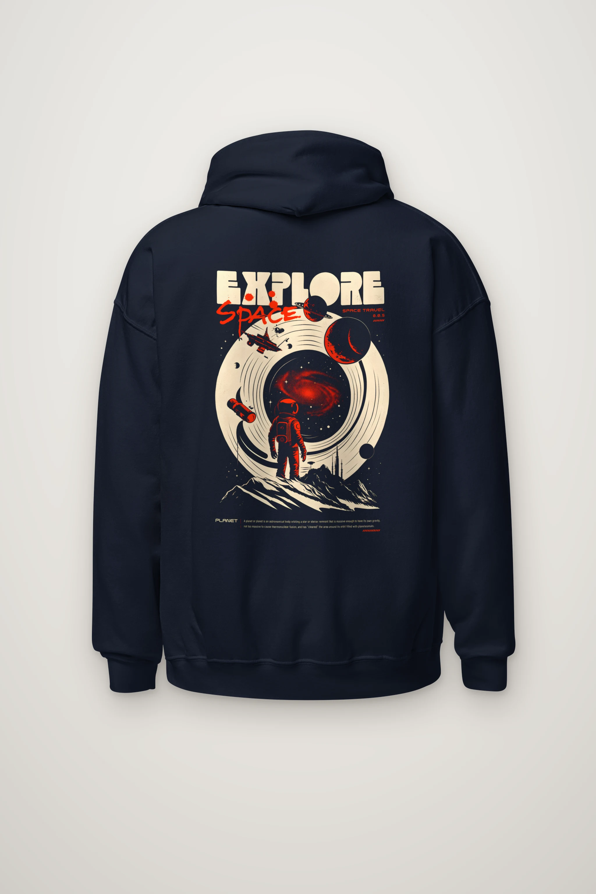 "Explore Space" Heavy Blend Unisex Pullover Hoodie