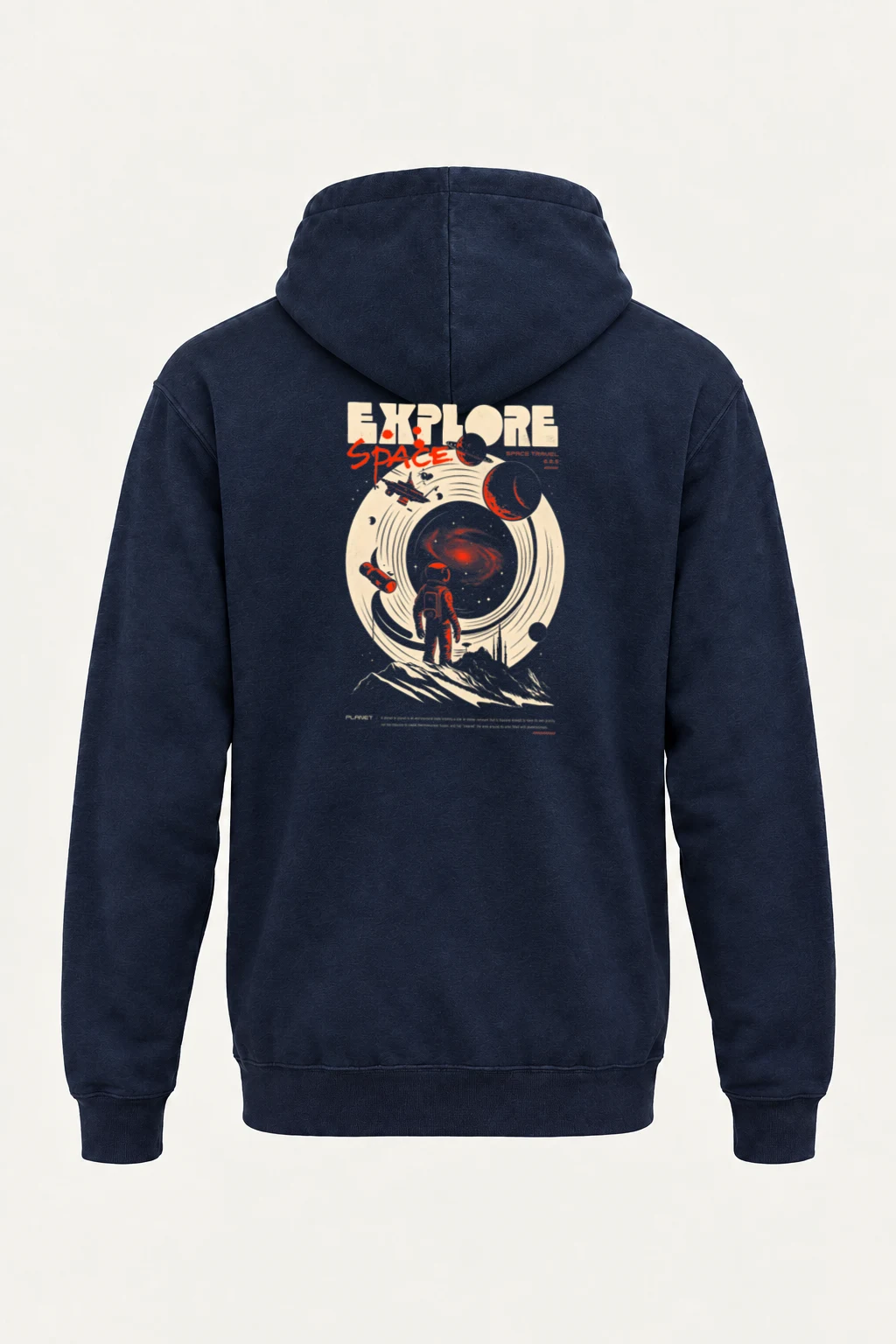 "Explore Space" Heavy Blend Unisex Pullover Hoodie | Gildan 18500
