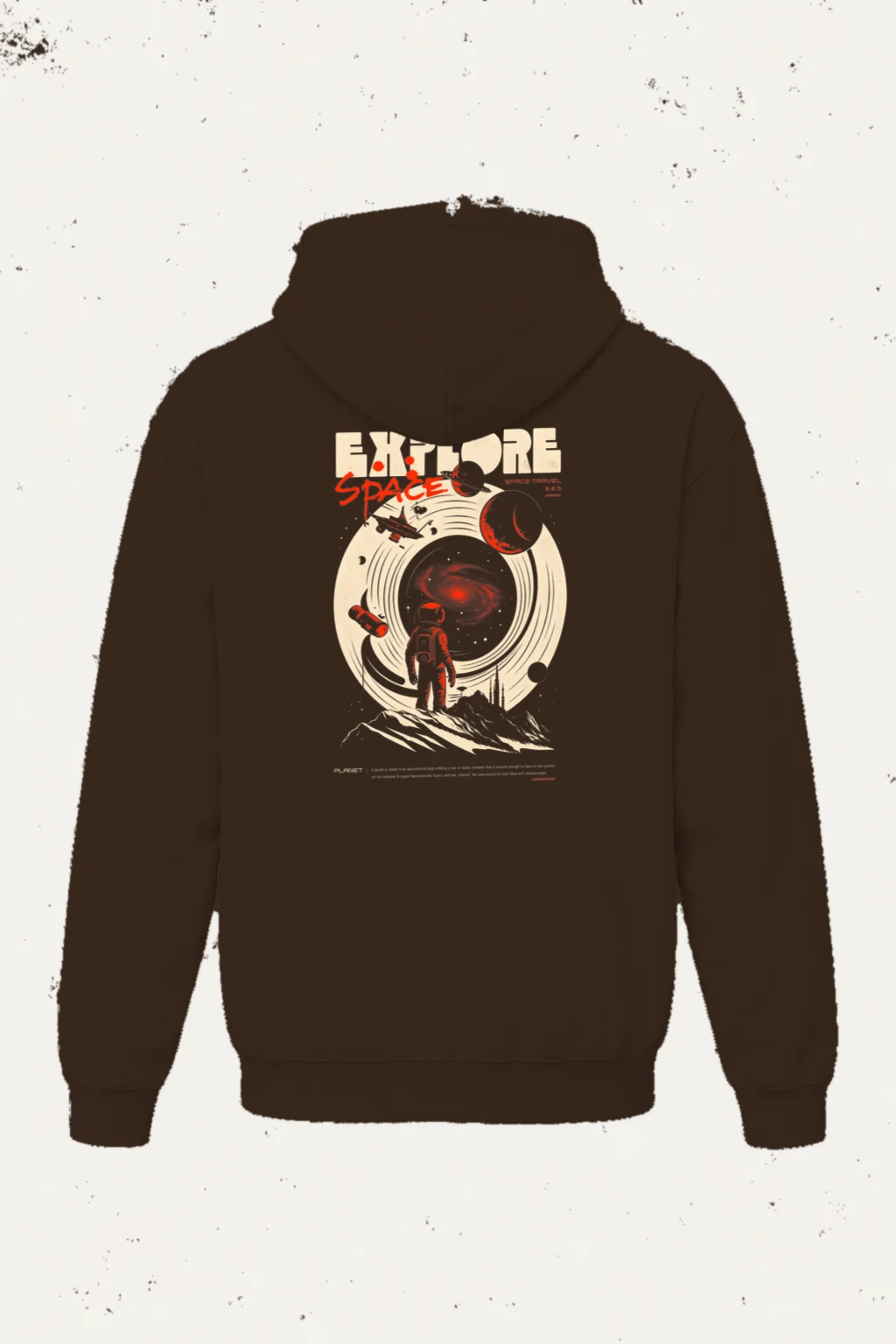 "Explore Space" Heavy Blend Unisex Pullover Hoodie | Gildan 18500