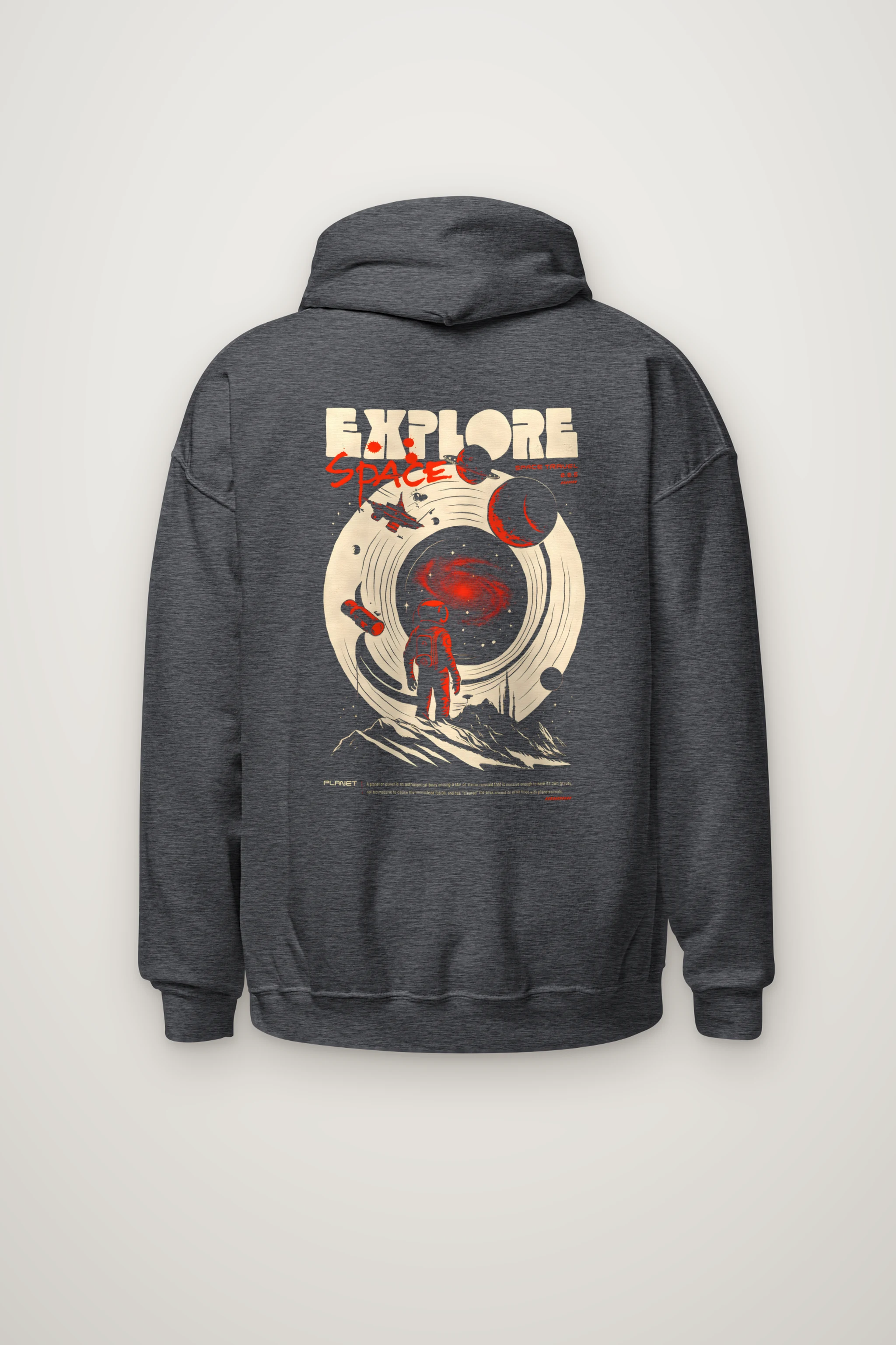 "Explore Space" Heavy Blend Unisex Pullover Hoodie