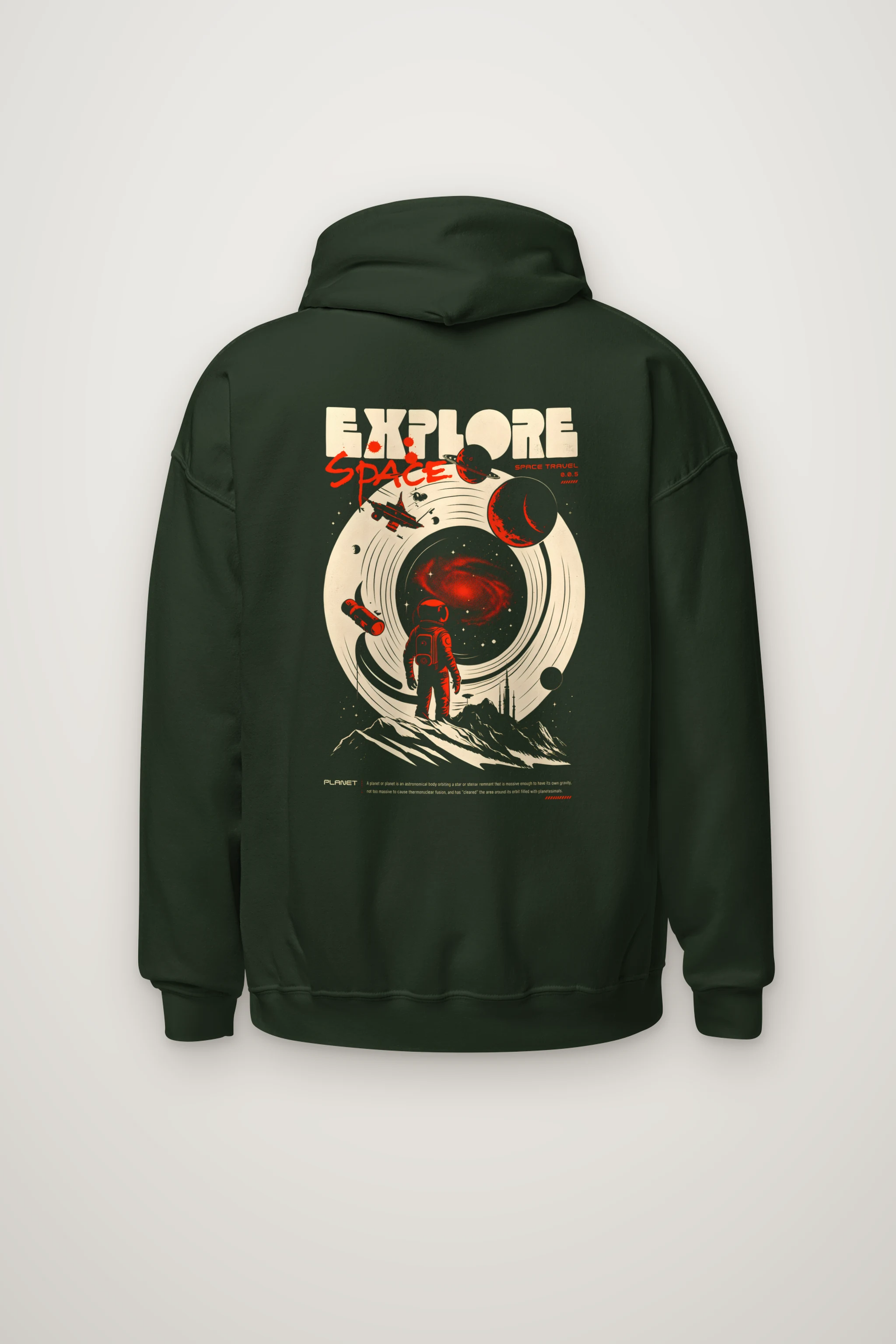 "Explore Space" Heavy Blend Unisex Pullover Hoodie