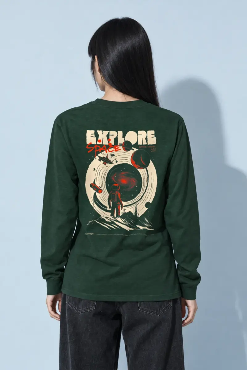 "Explore Space" Unisex Longsleeve T-shirt