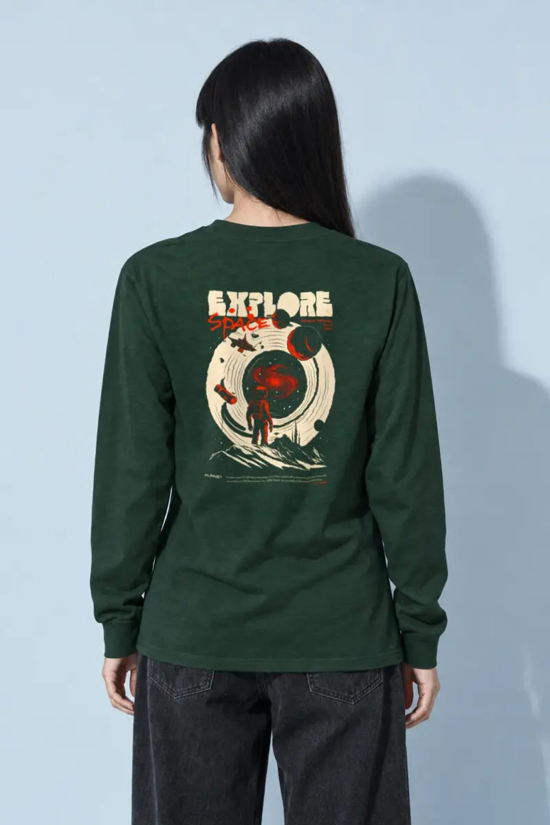 "Explore Space" Unisex Longsleeve T-shirt