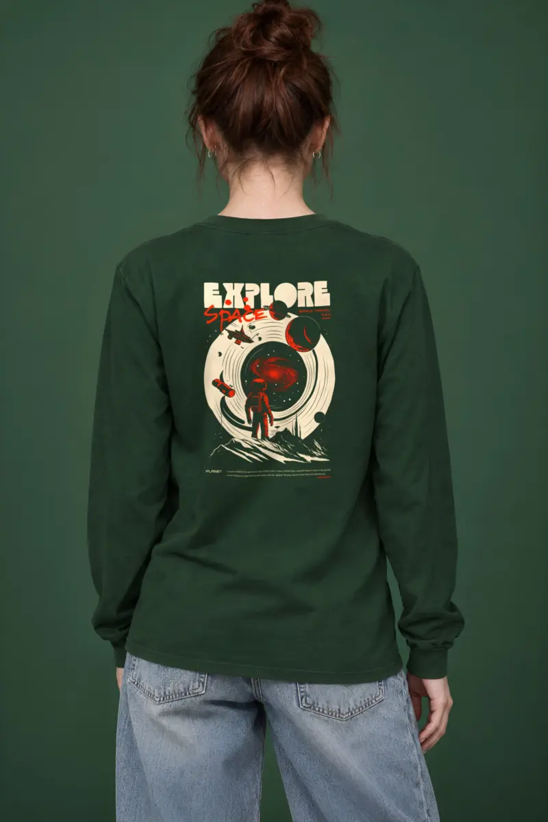 "Explore Space" Unisex Longsleeve T-shirt