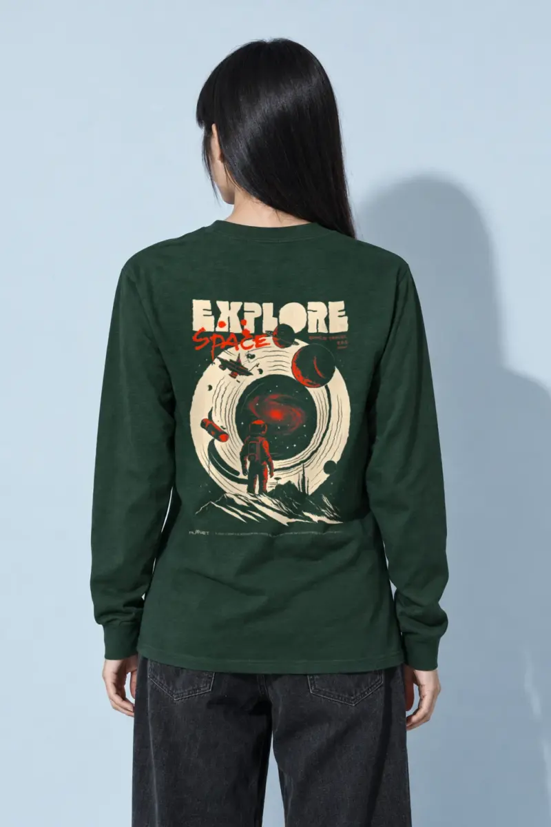 "Explore Space" Unisex Longsleeve T-shirt