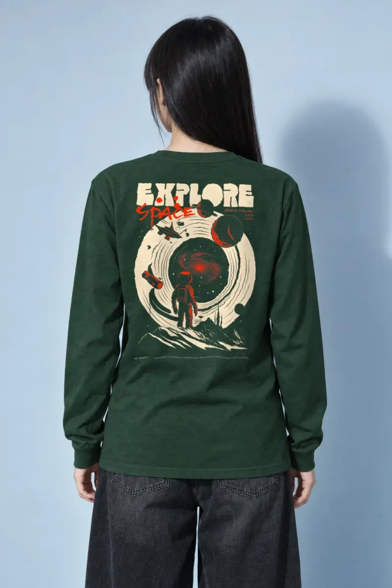 "Explore Space" Unisex Longsleeve T-shirt