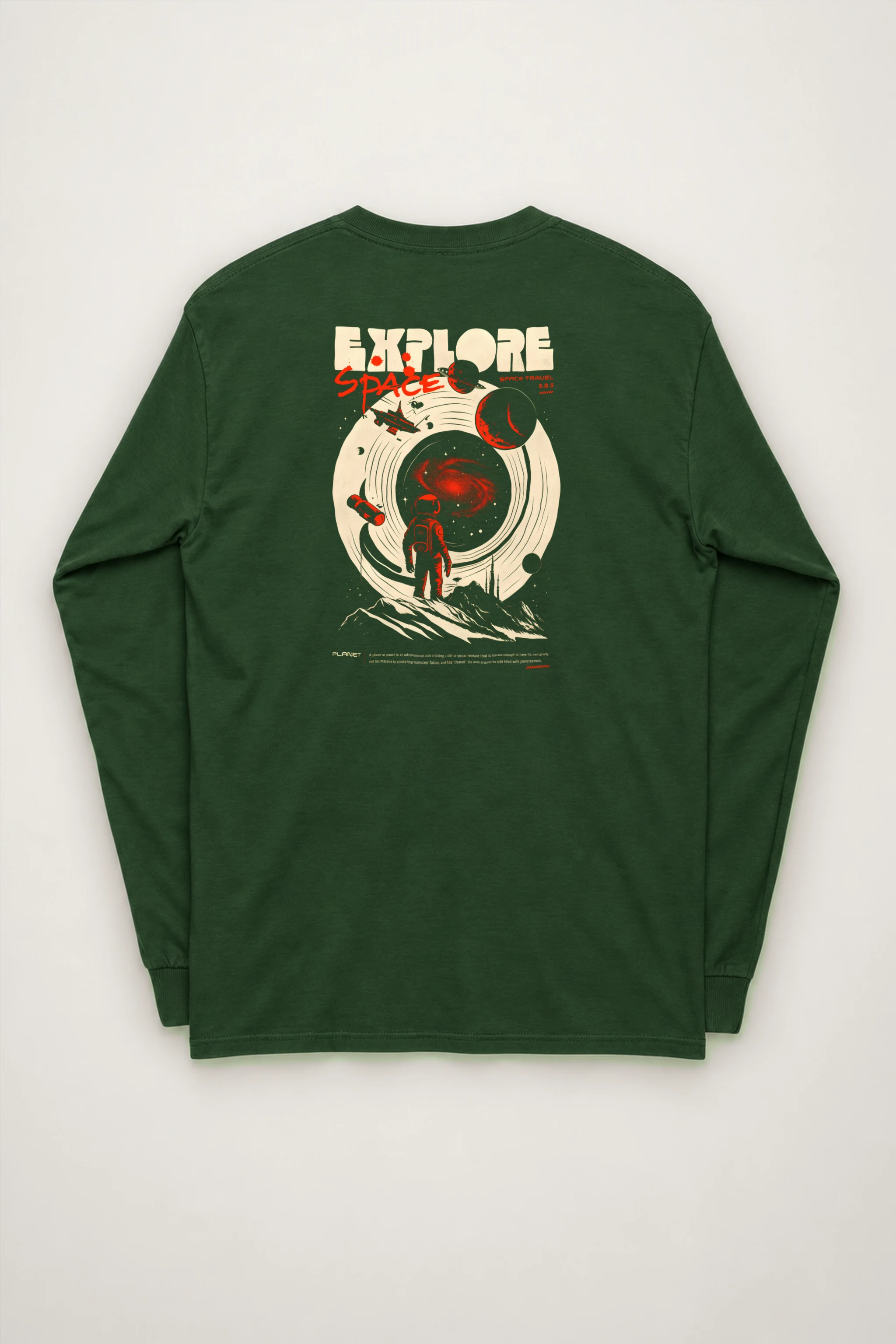 "Explore Space" Unisex Longsleeve T-shirt