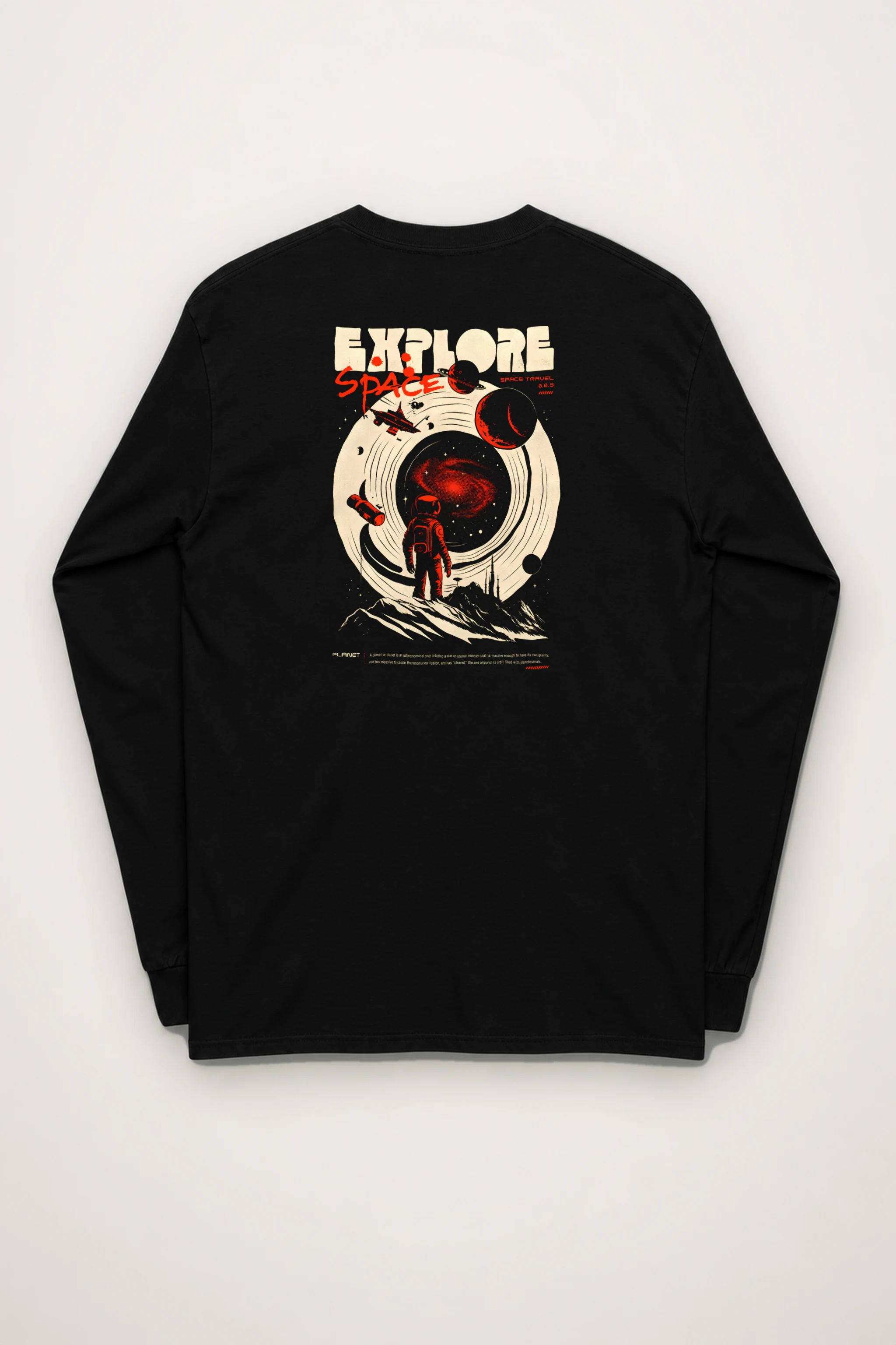 "Explore Space" Unisex Longsleeve T-shirt