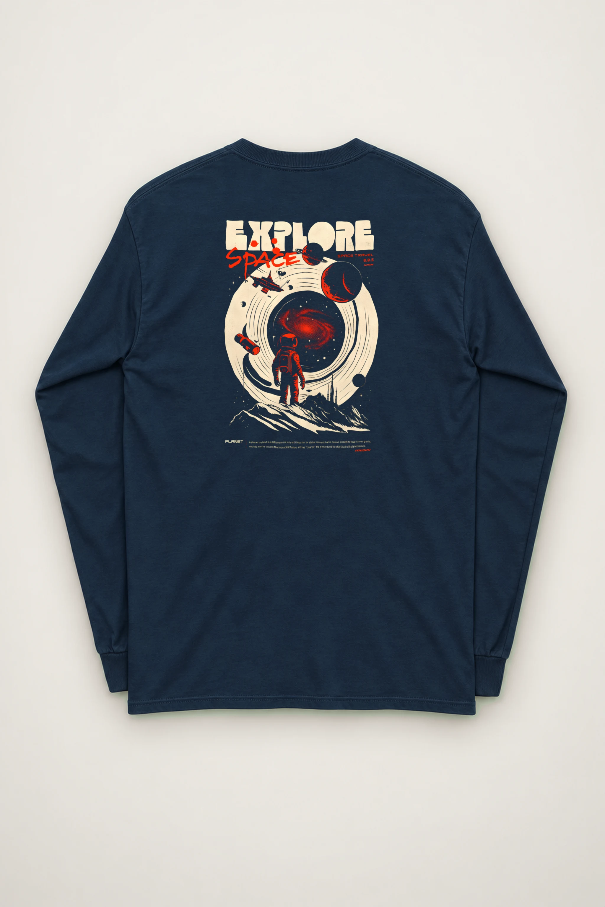 "Explore Space" Unisex Longsleeve T-shirt