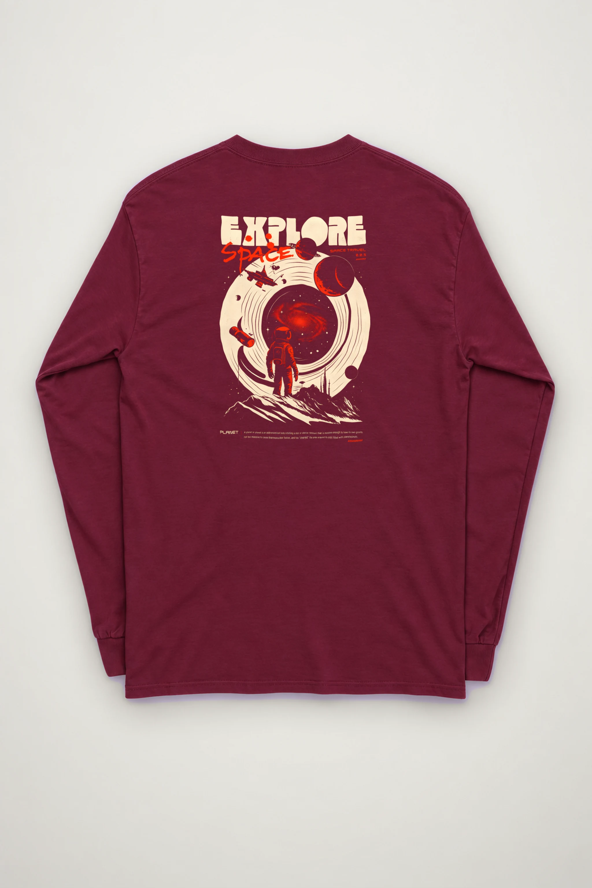 "Explore Space" Unisex Longsleeve T-shirt
