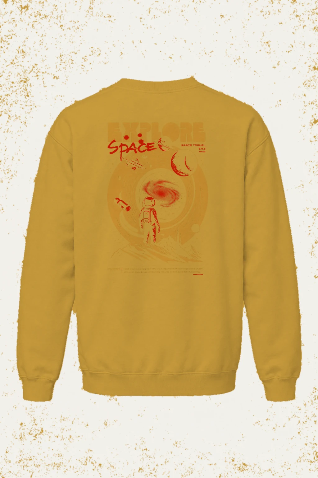 "Explore Space" Unisex Sponge Fleece Crewneck Sweatshirt | Bella + Canvas 3901