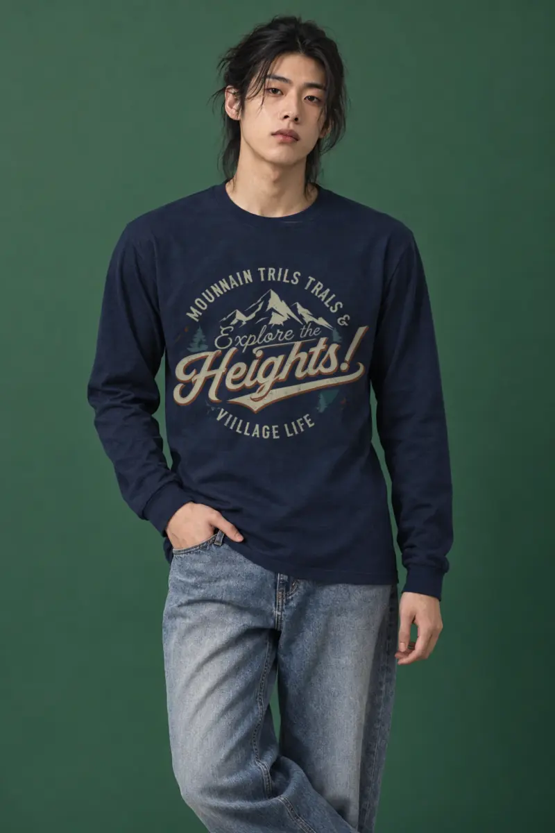 "Explore The Heights" Unisex Longsleeve T-shirt