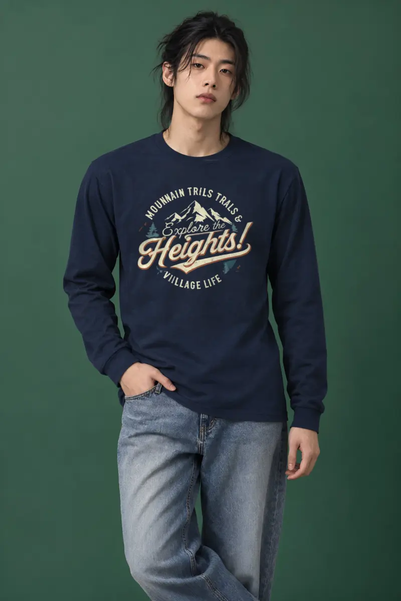 "Explore The Heights" Unisex Longsleeve T-shirt