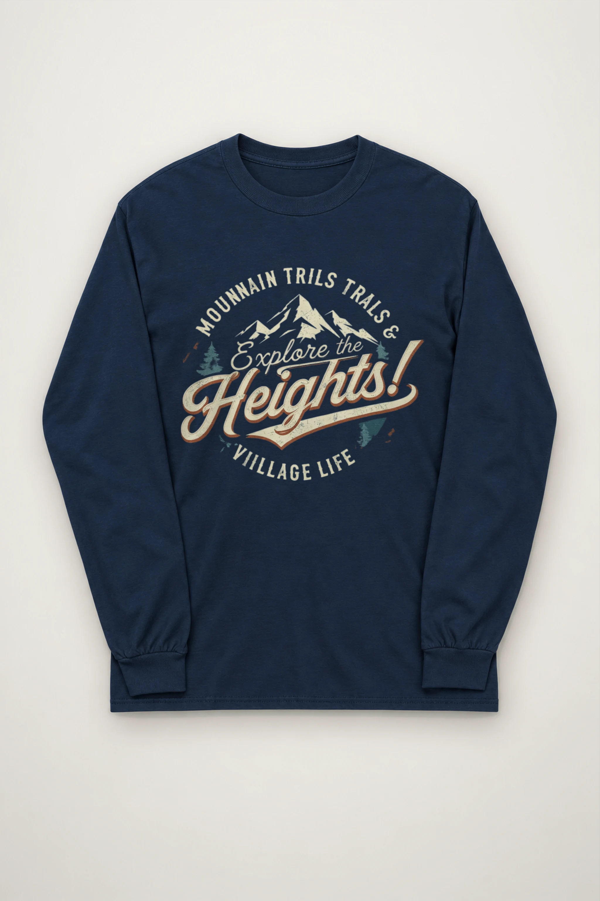 "Explore The Heights" Unisex Longsleeve T-shirt