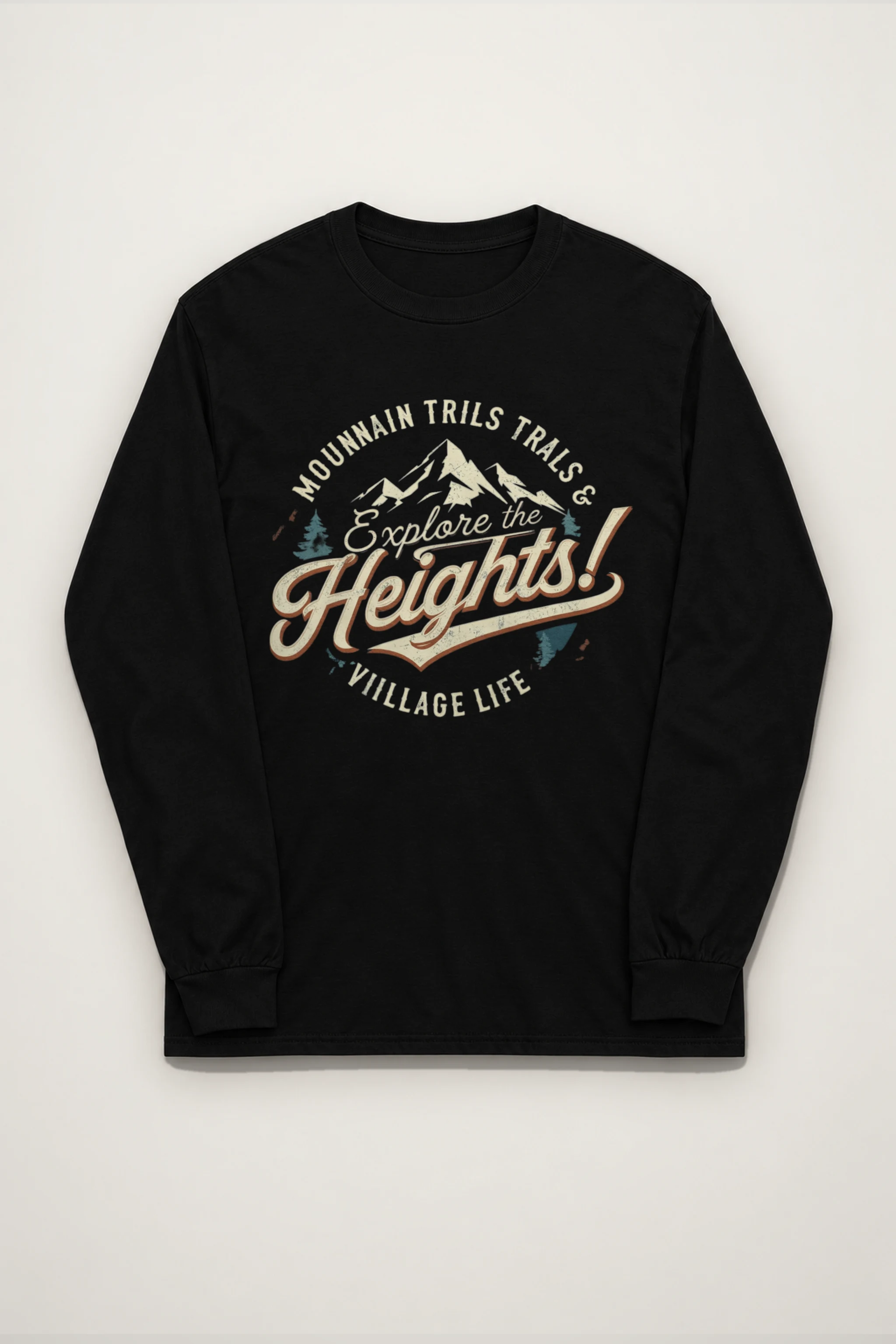 "Explore The Heights" Unisex Longsleeve T-shirt