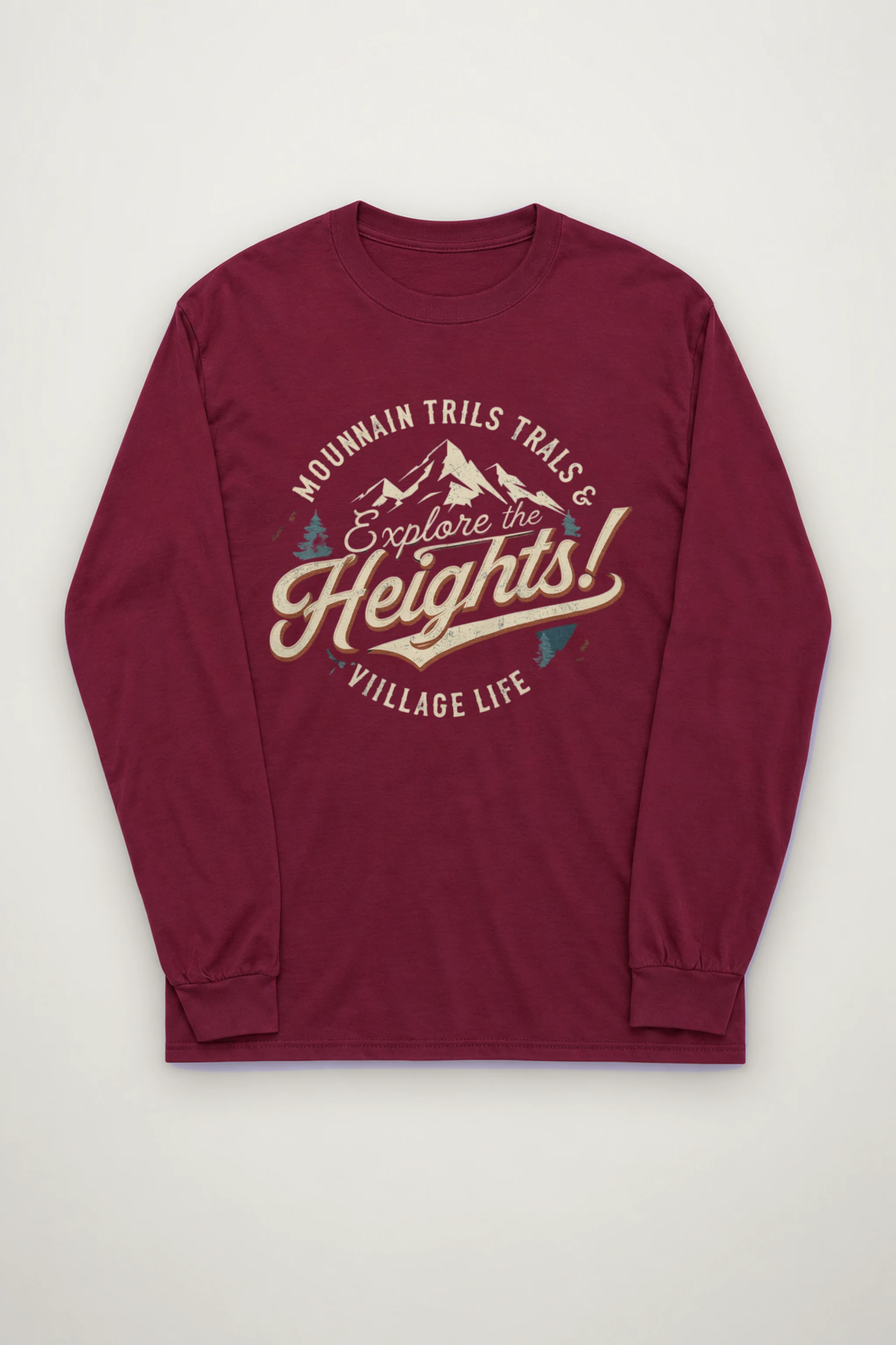 "Explore The Heights" Unisex Longsleeve T-shirt
